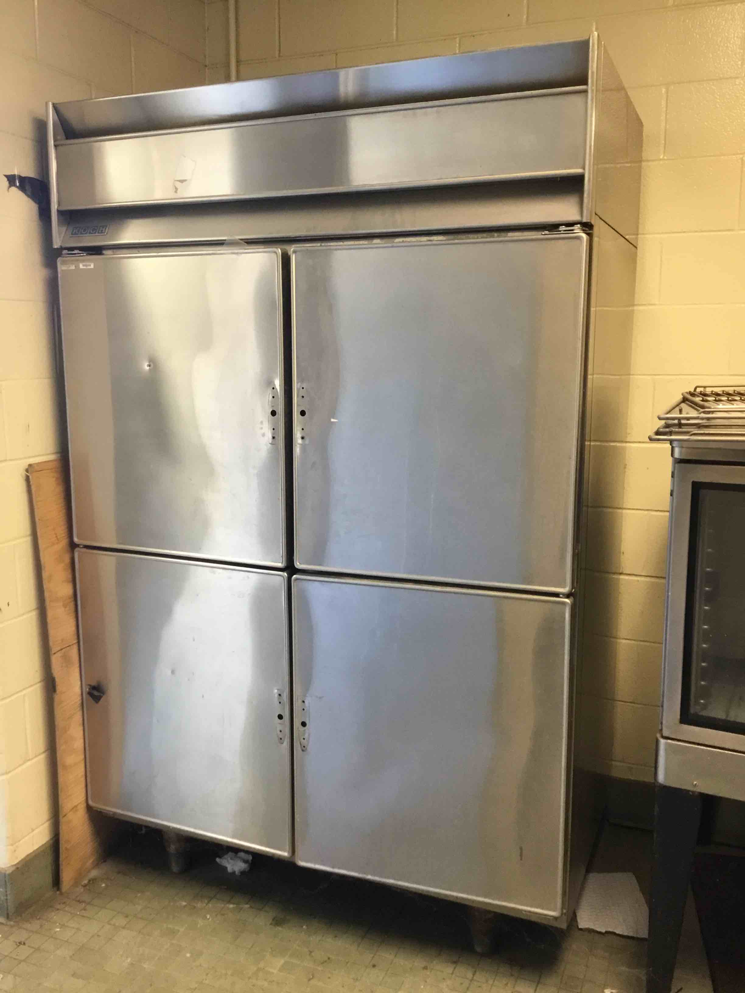 KOCH 4 door freezer model: M2 115 volts 60 hz  53”x34”x79” 