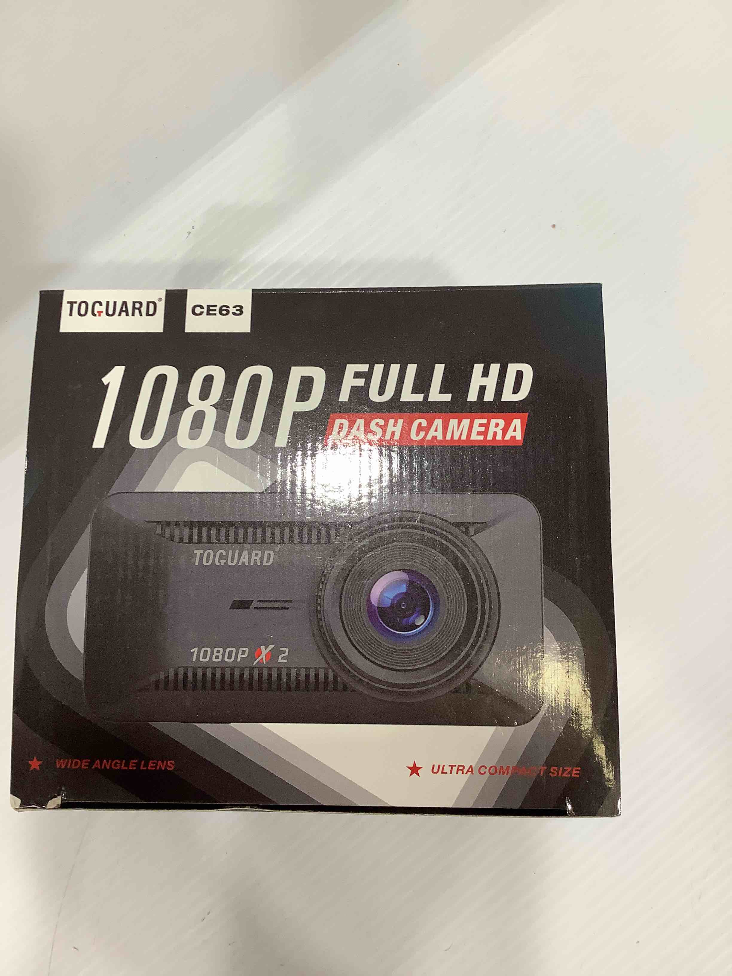 Toguard CE63 Dual Lens Dash FHD 1080P Camera for Cars Backup Camera Support External GPS Logger