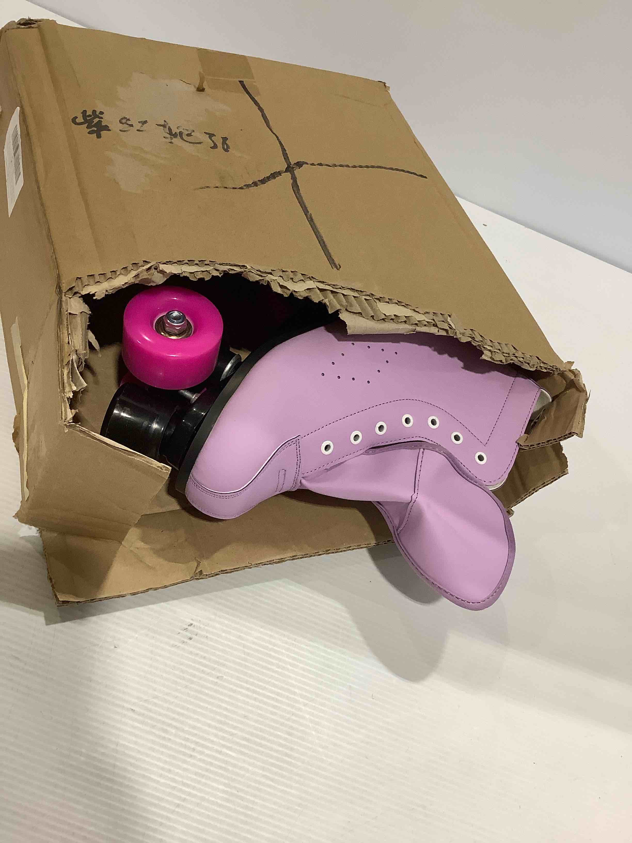  Milky Way Unisex Rolier Skates Double Row Four Wheels High-top Roller Skates for Beginners Womens Mens Boys and Girls (Purple,38)