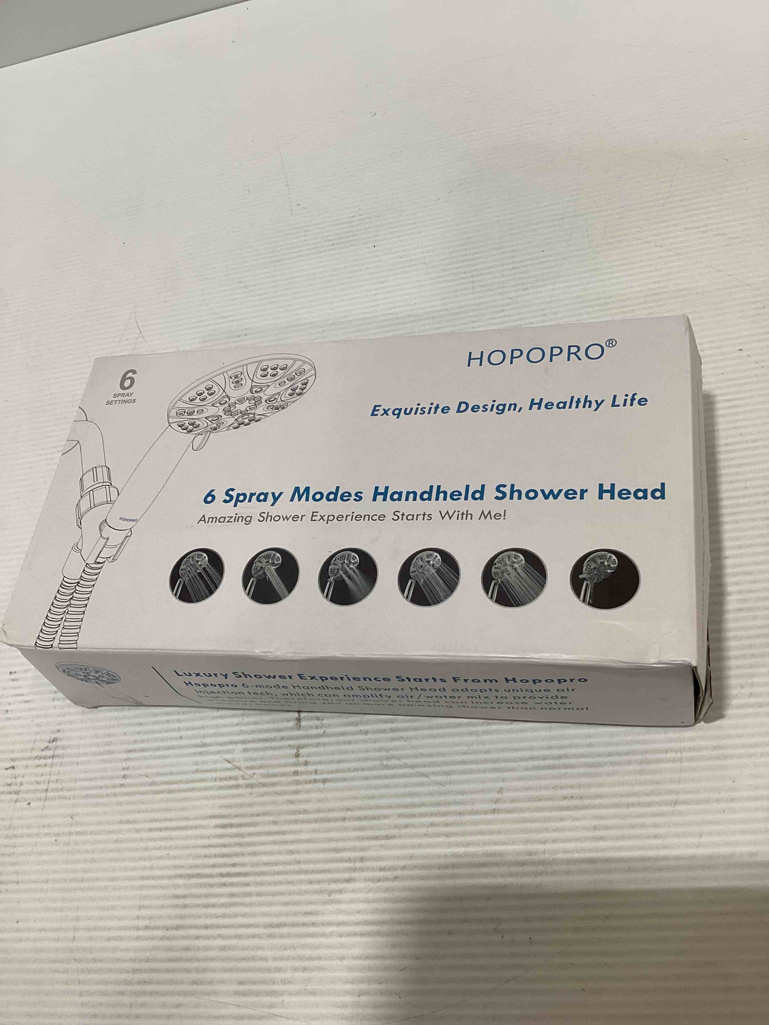 HOPOPRO 6 Spray Modes Handheld Shower Head