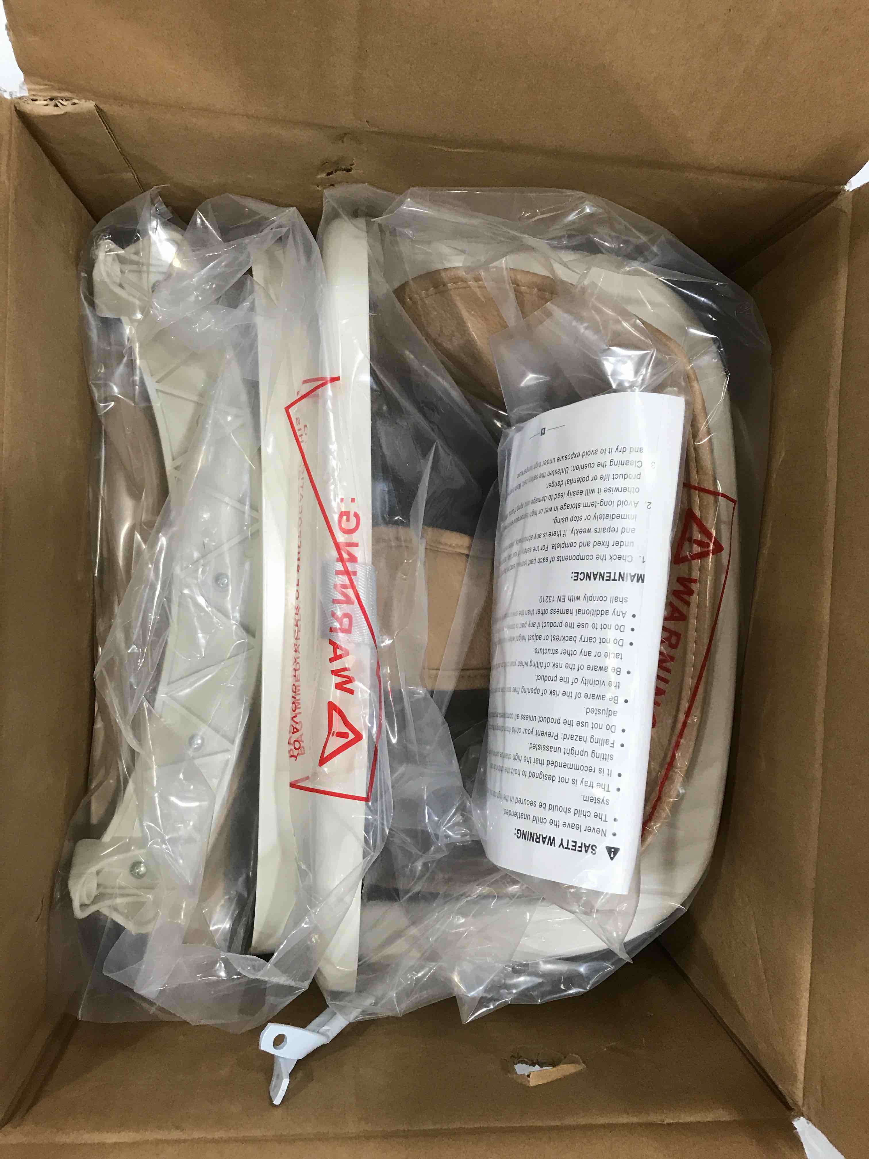 little dove 3-in-1 convertible wooden high chair with removable tray and adjustable legs and cushion ( light brown)