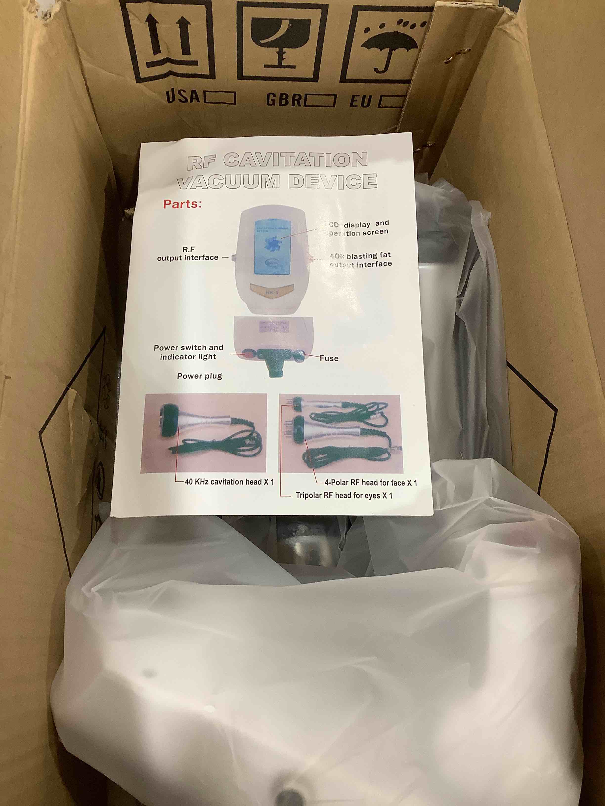 RF  CAVITATION VACUUM DEVICE 