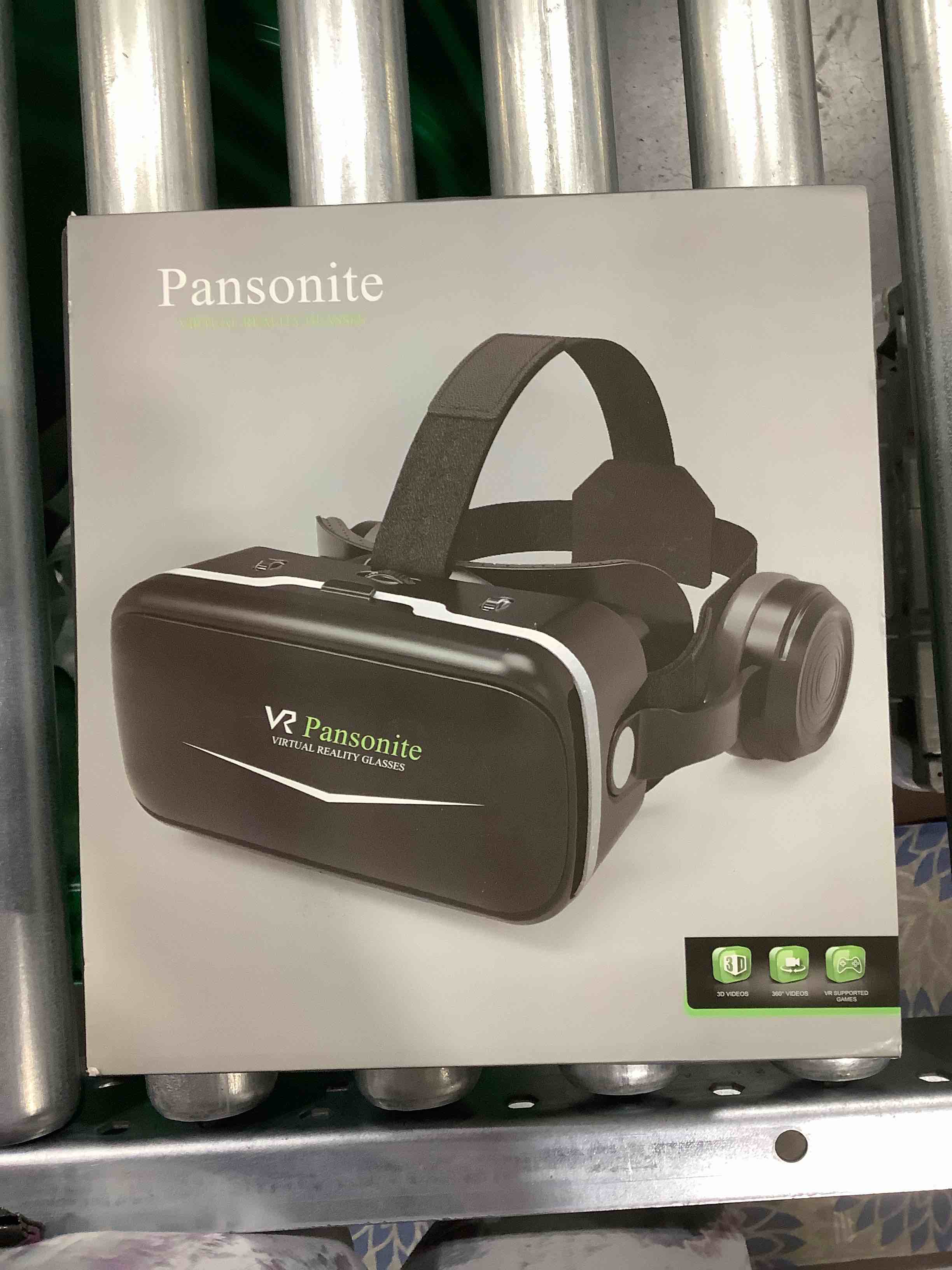 Pansonite VR Headset with Remote Control, 3D Glasses Virtual Reality Headset for VR 