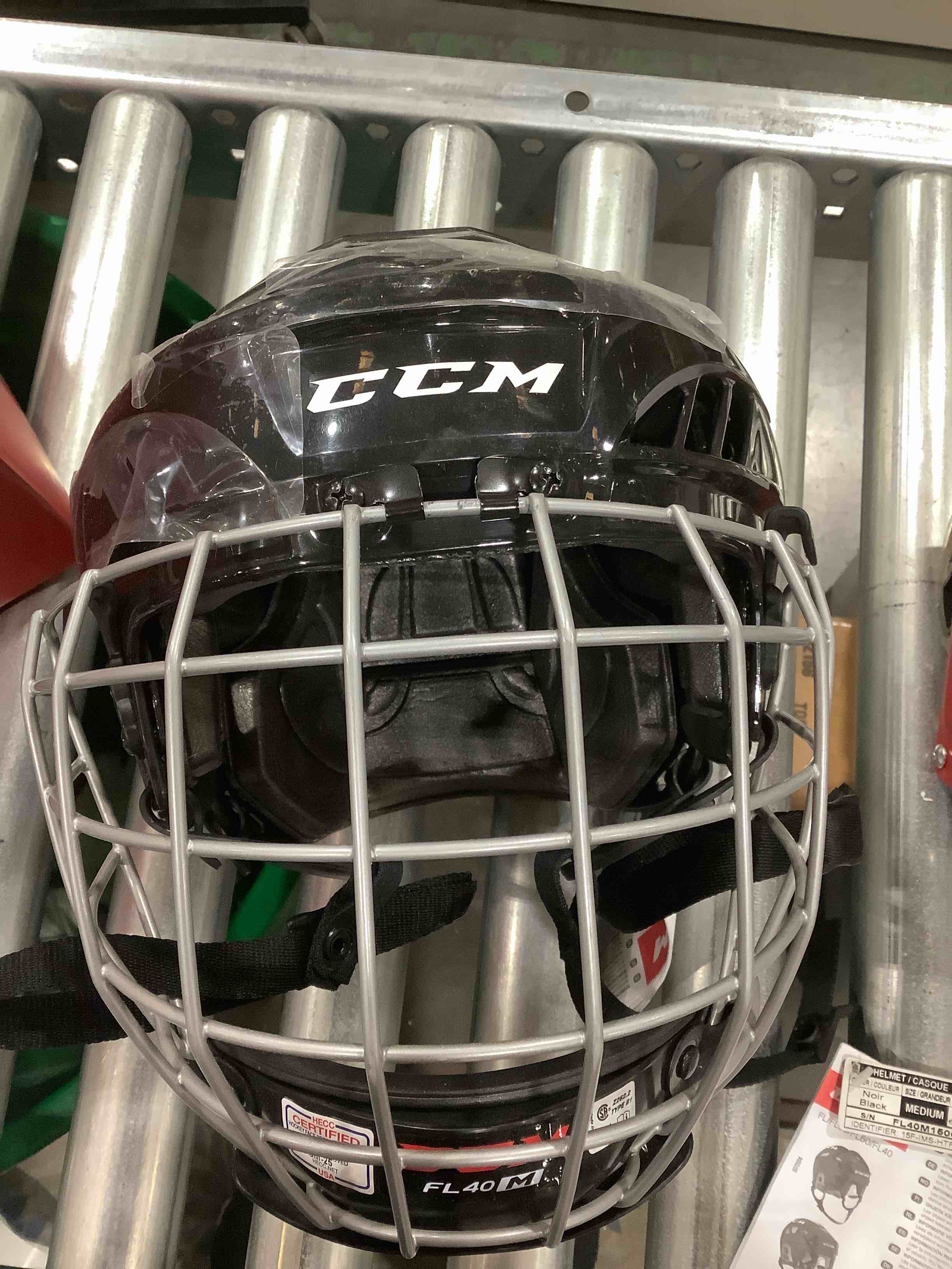 CCM Tacks 70 Hockey Helmet Combo with Cage