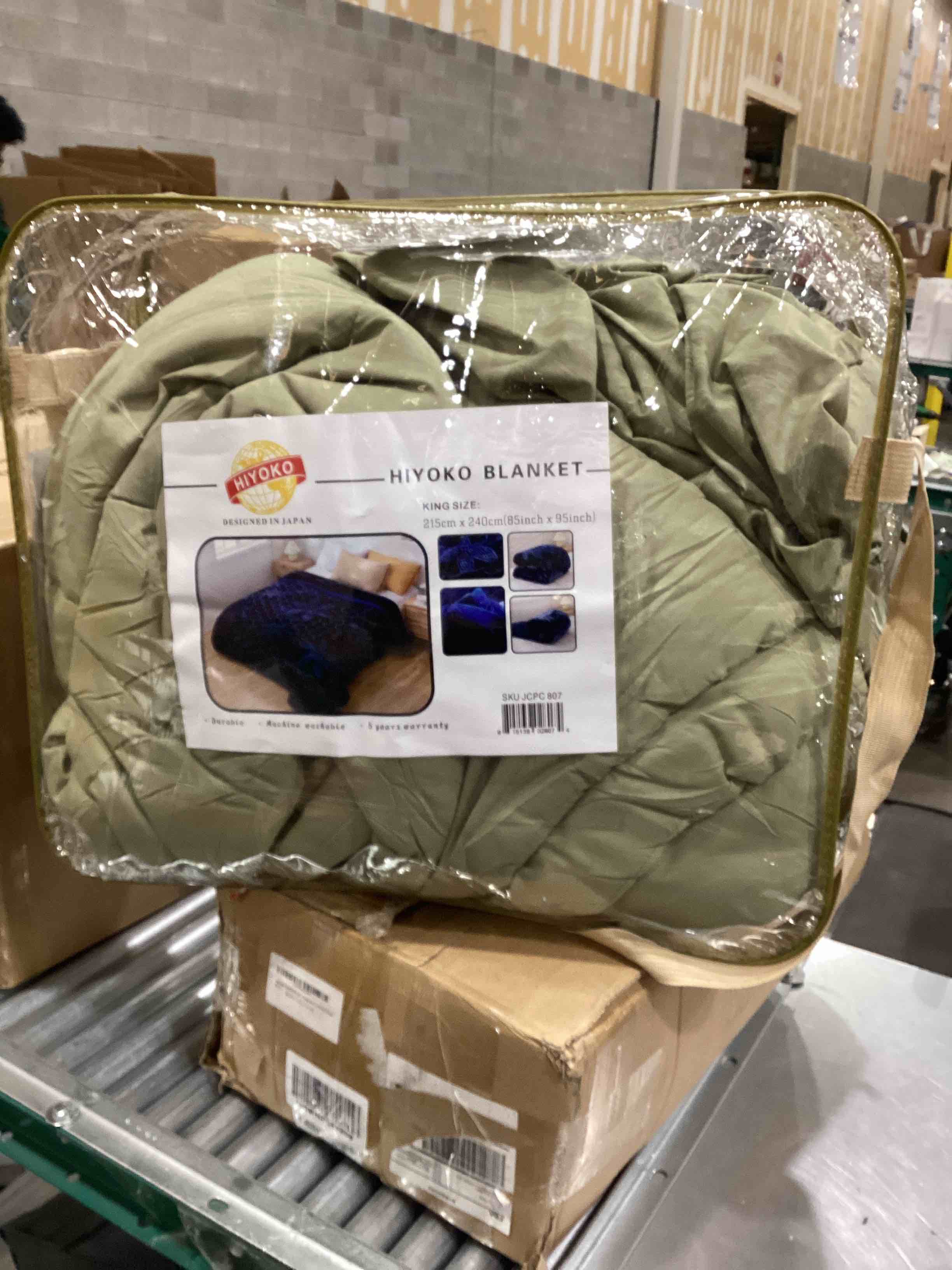 HIYOKO BLANKET KING SIZE: 215cm x 240cm(85inch × 95inch)