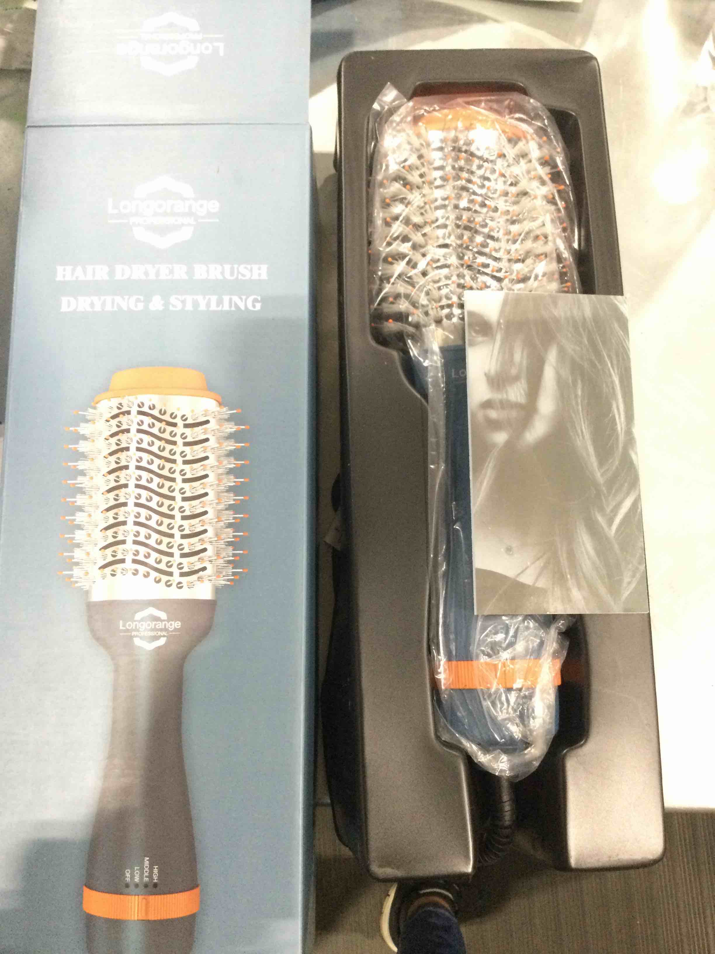 Longorange hair dryer brush 