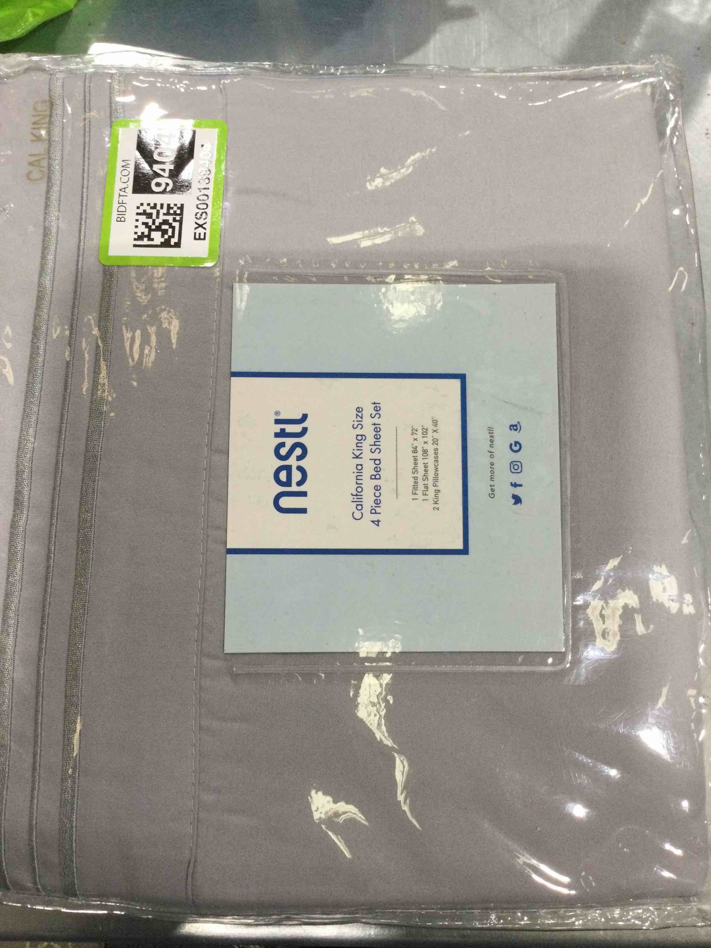 Nestl California King Size Sheet Set