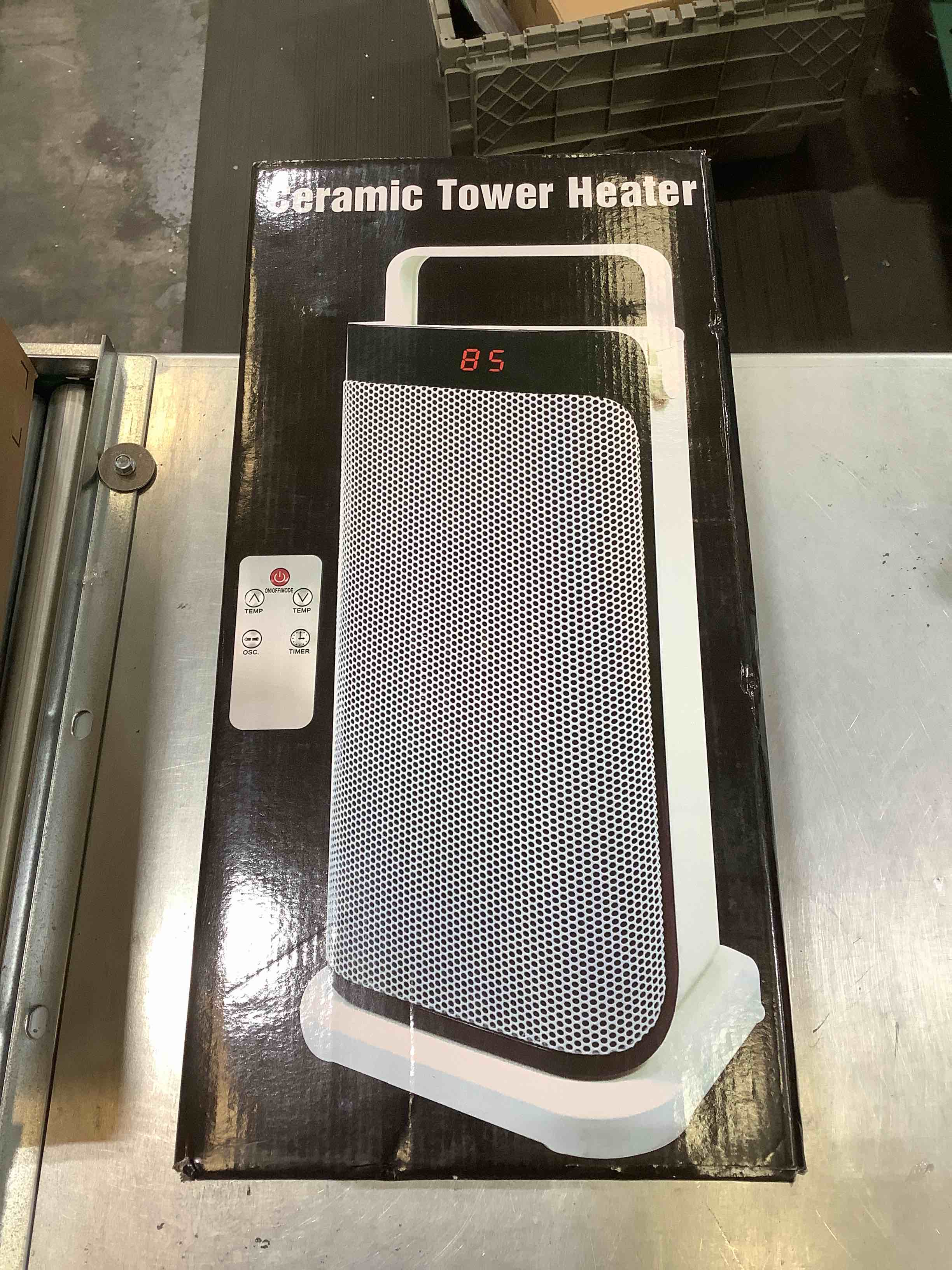 Space Heater for Office - Portable Electric Ceramic Quiet Tower Heater Fan with Thermostat, Fast Heating, 120°Oscillating Efficient for Personal Home Bedroom Large Room Bathroom Under Desk Indoor Use