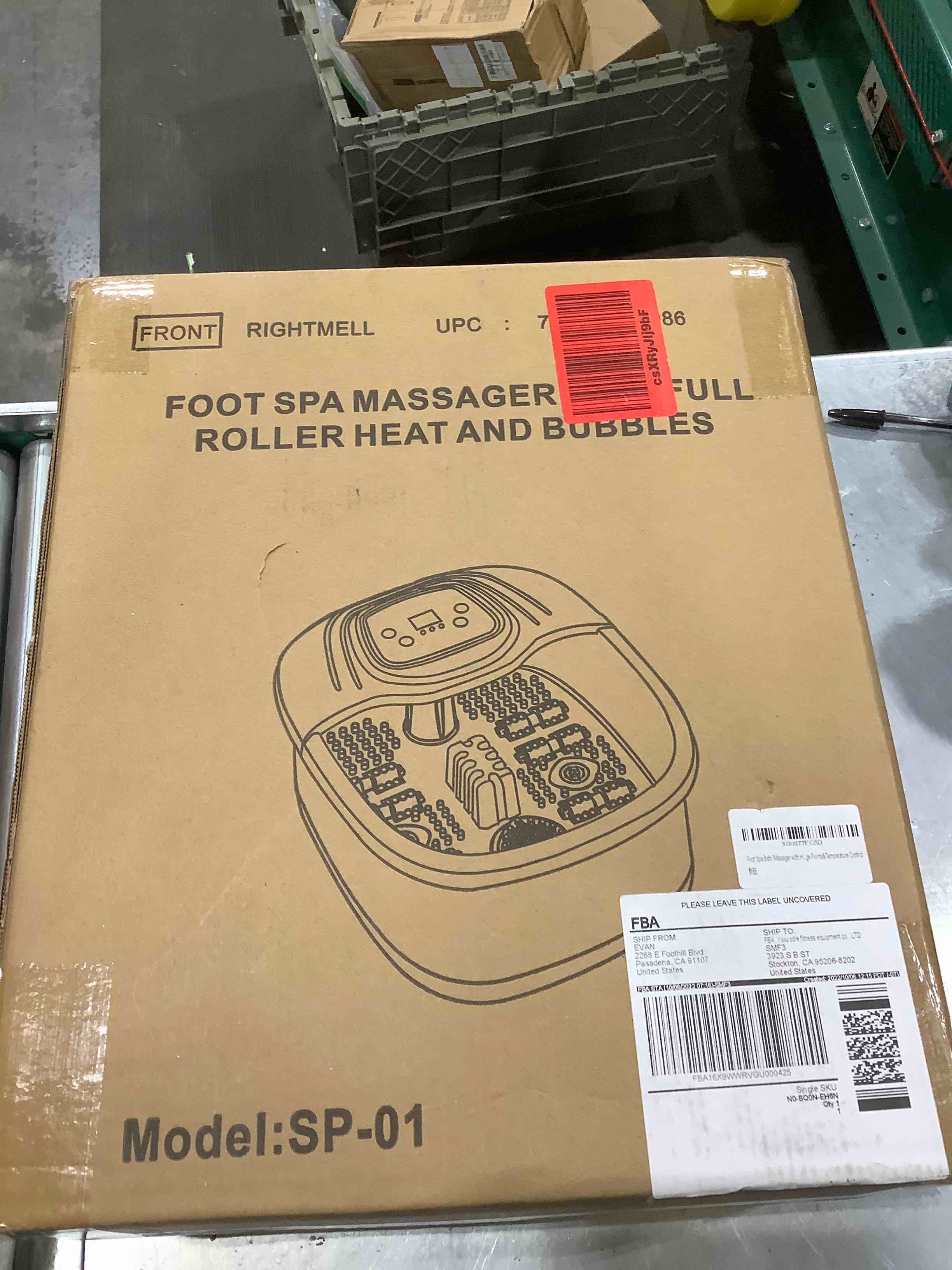 Foot Spa Bath Massager with Heat Points & Temperature Control