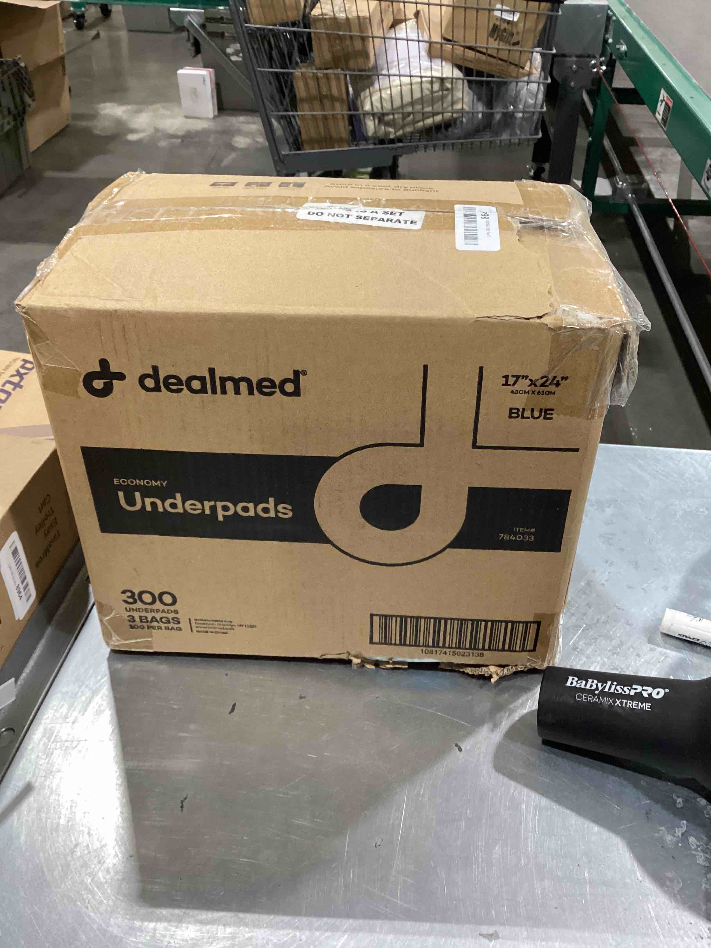 dealmed ECONOMY Underpads 300 underpads 3 bags 100 per bag