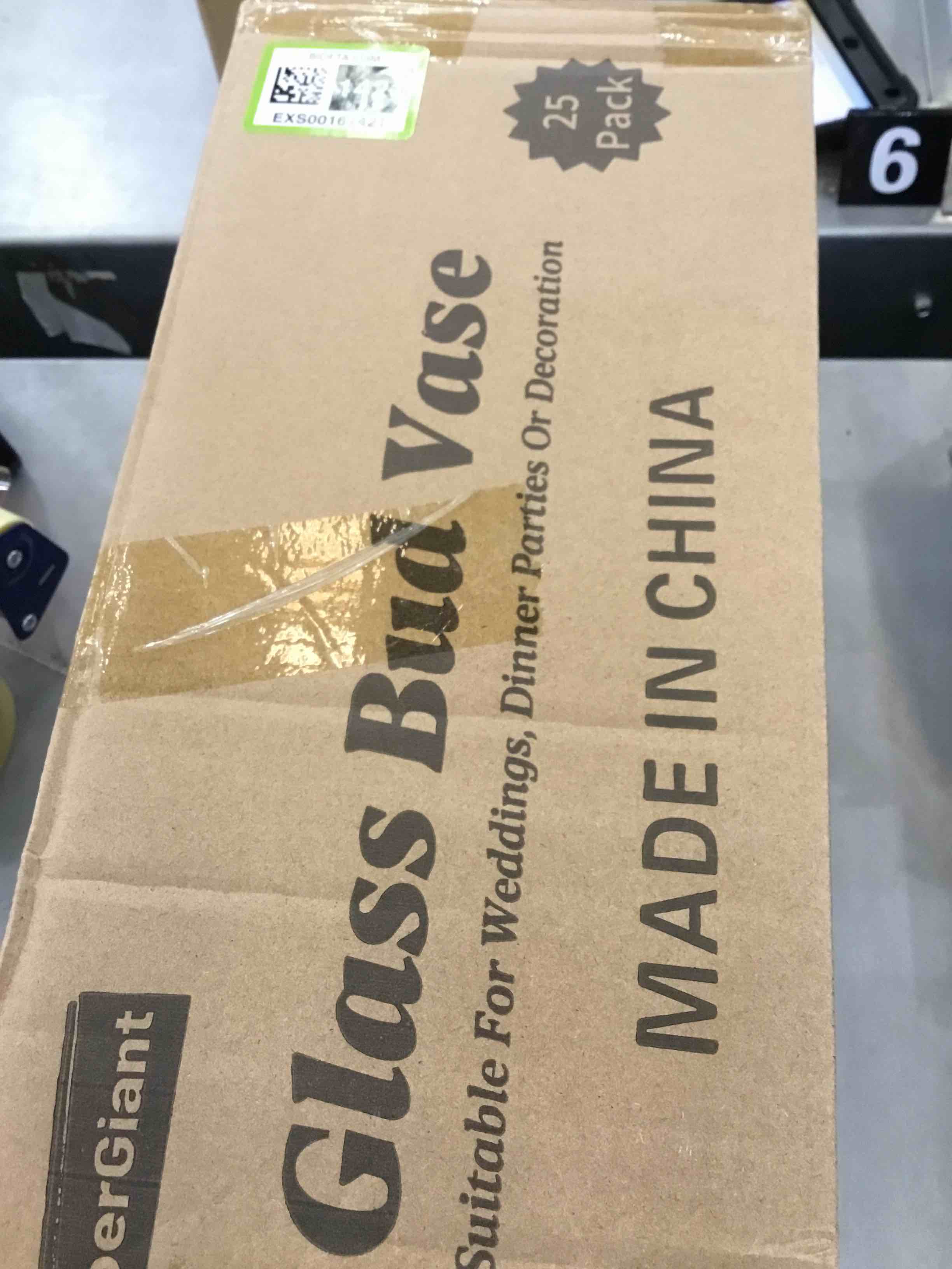 glass bud vase 25 pack