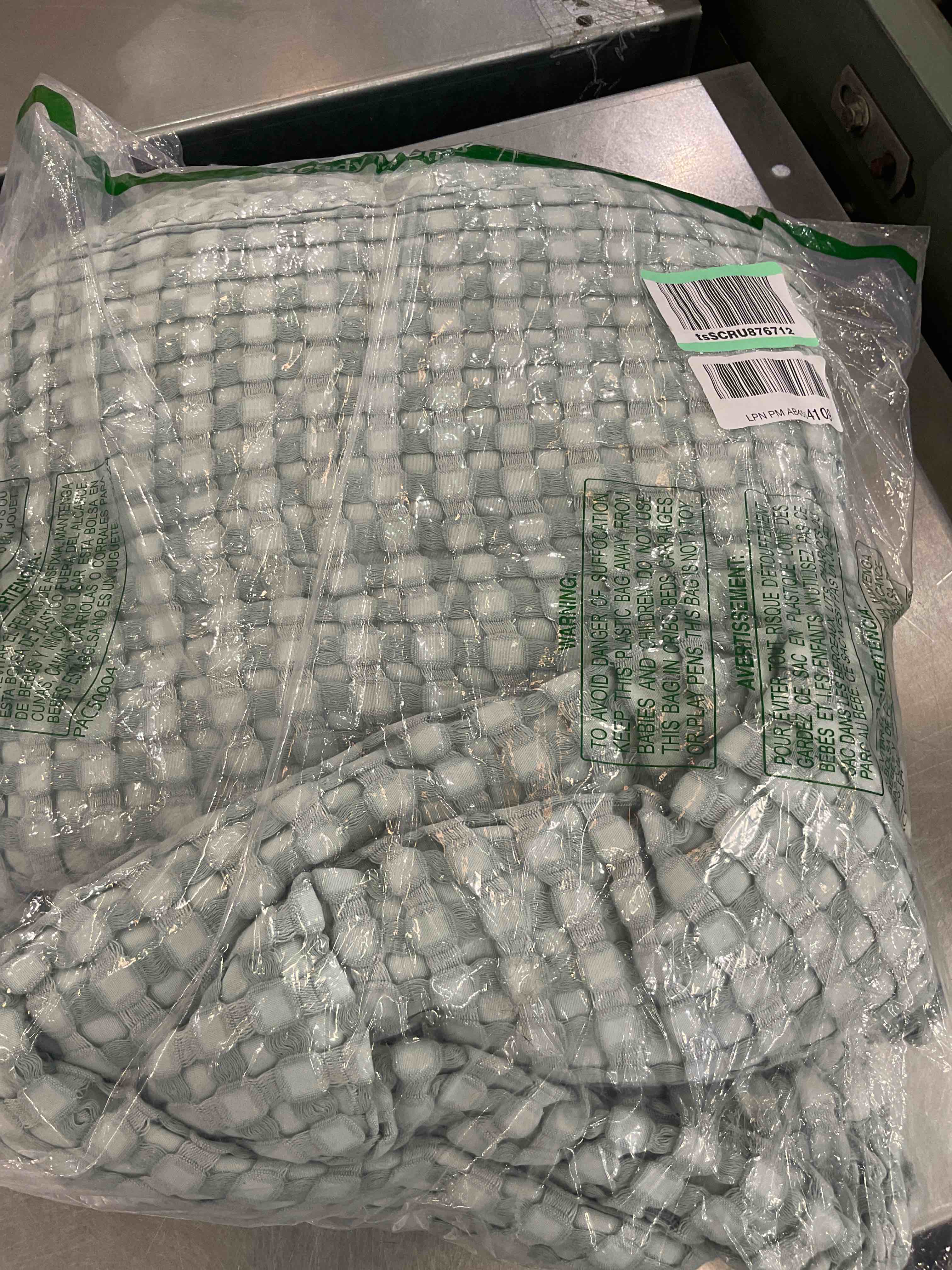 Bedsure Cooling Bamboo Waffle King Size Blanket - Soft, Lightweight and Breathable Cal King Blankets for Hot Sleepers, Luxury Cotton Throws for Bed, Couch and Sofa, Sage Green 104x90Inches
