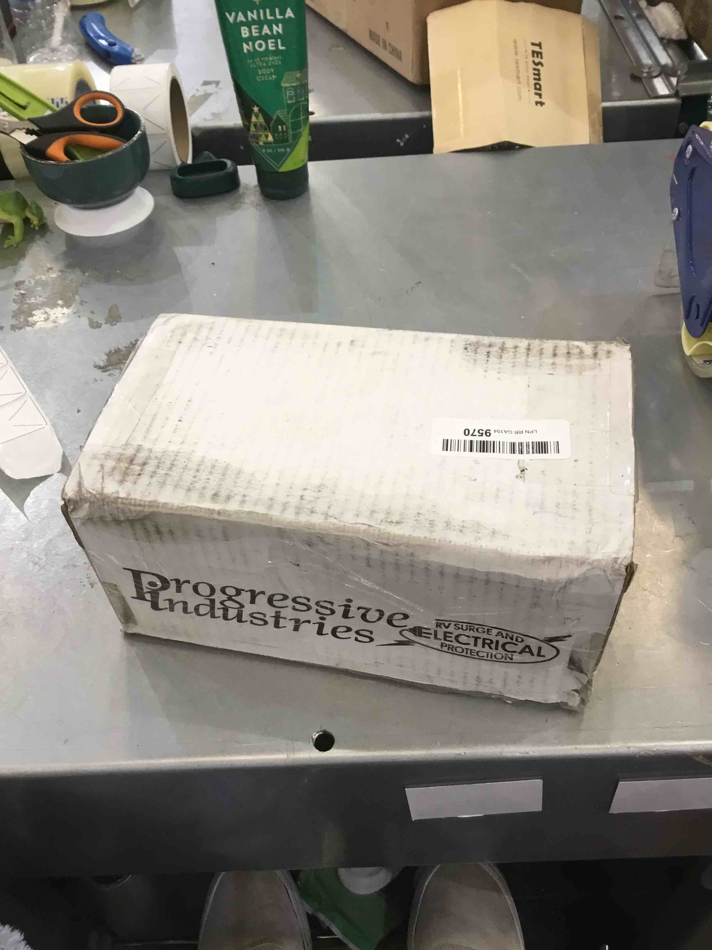 Progressive Industries RV Surge Protector 50 Amp with Electrical Management System, Hardwired with Integrated Display, EMS-LCHW50