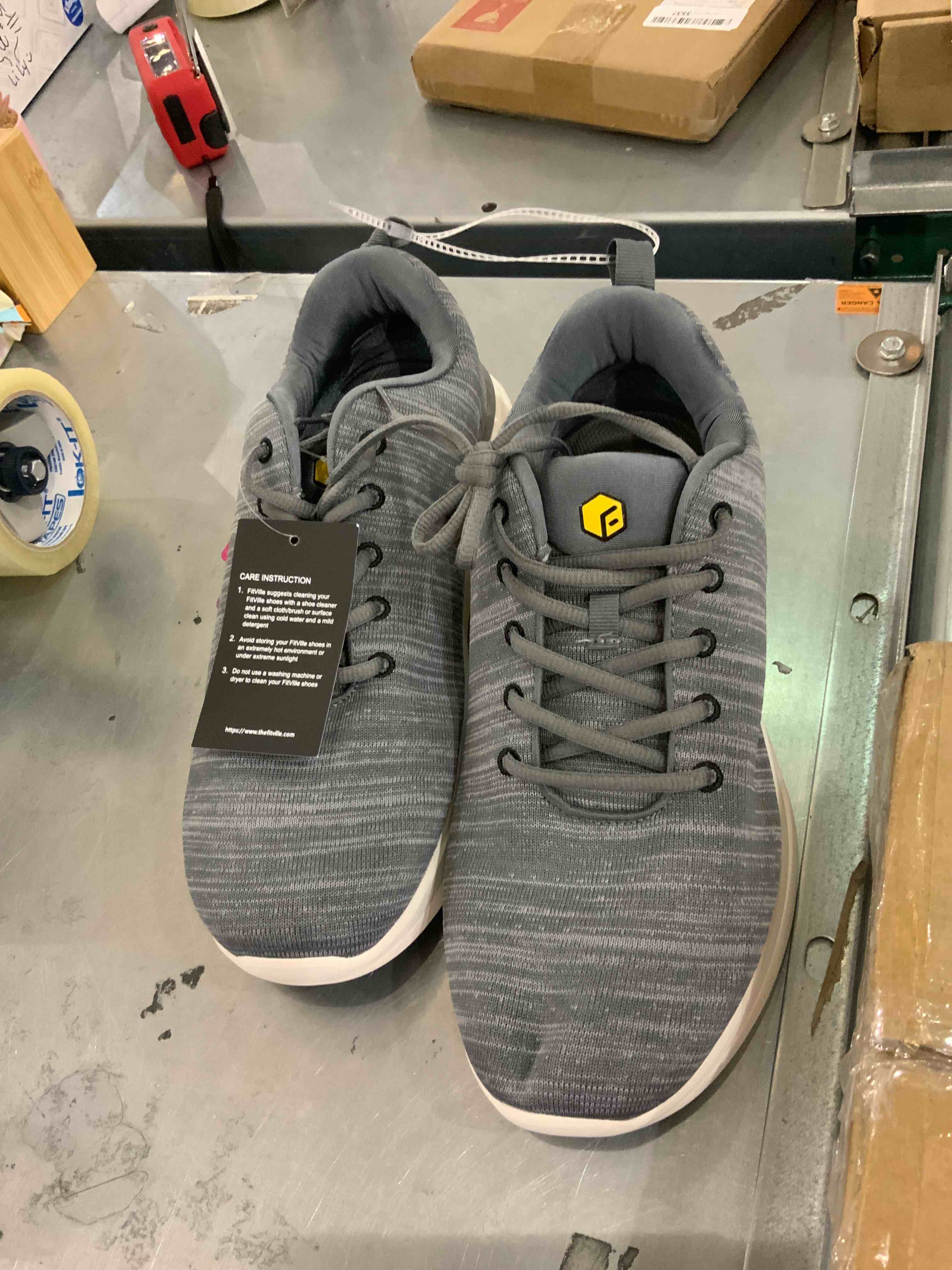 fitville men’s shoes 12 color grey 