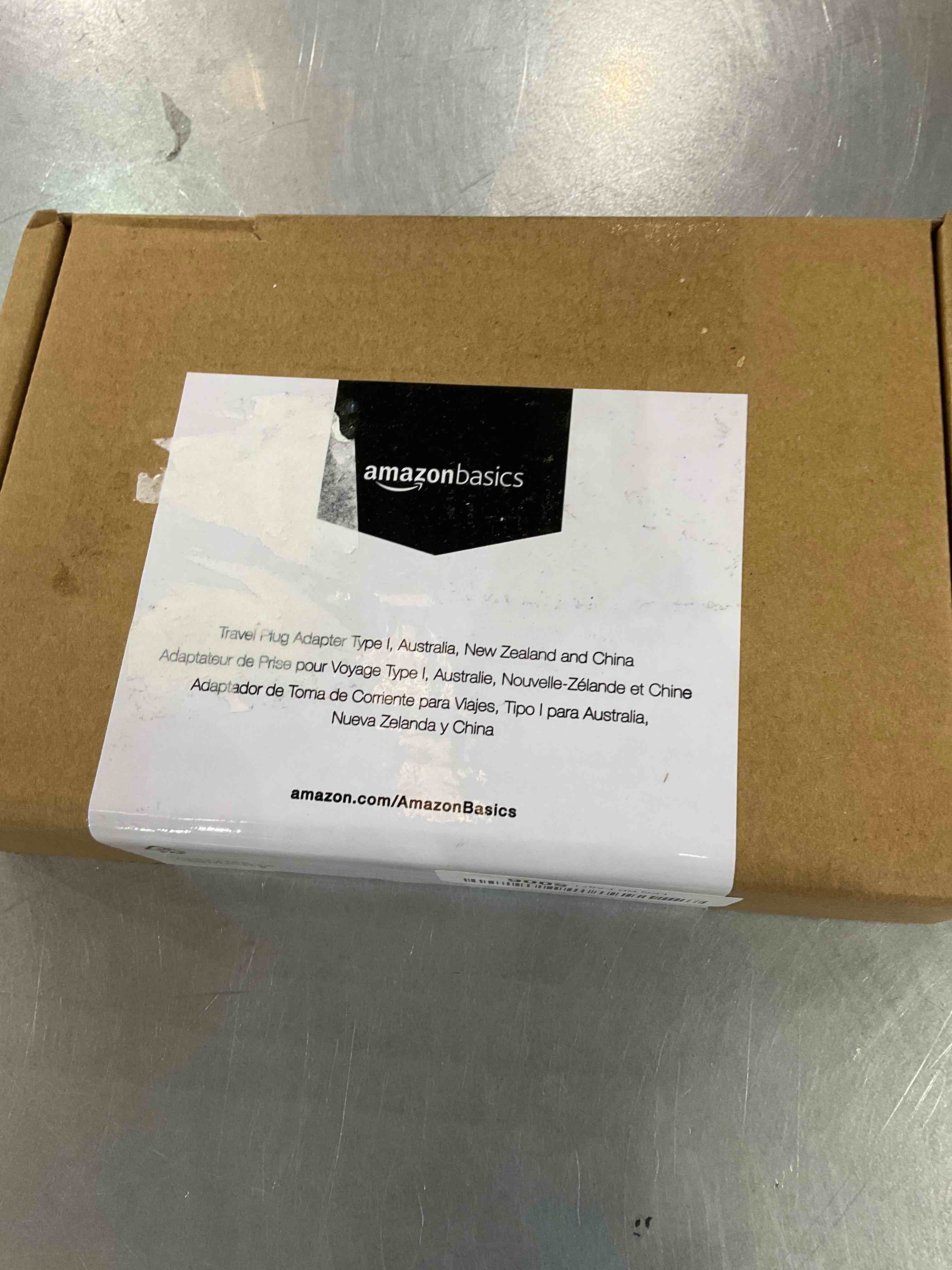 Amazon Basics 3-Pack Travel Plug Adapter Type I, Australia, New Zealand and China