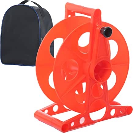 Homeon Wheels Cord Storage Reel with Handle Driven Easy to Use with Carrying Bag