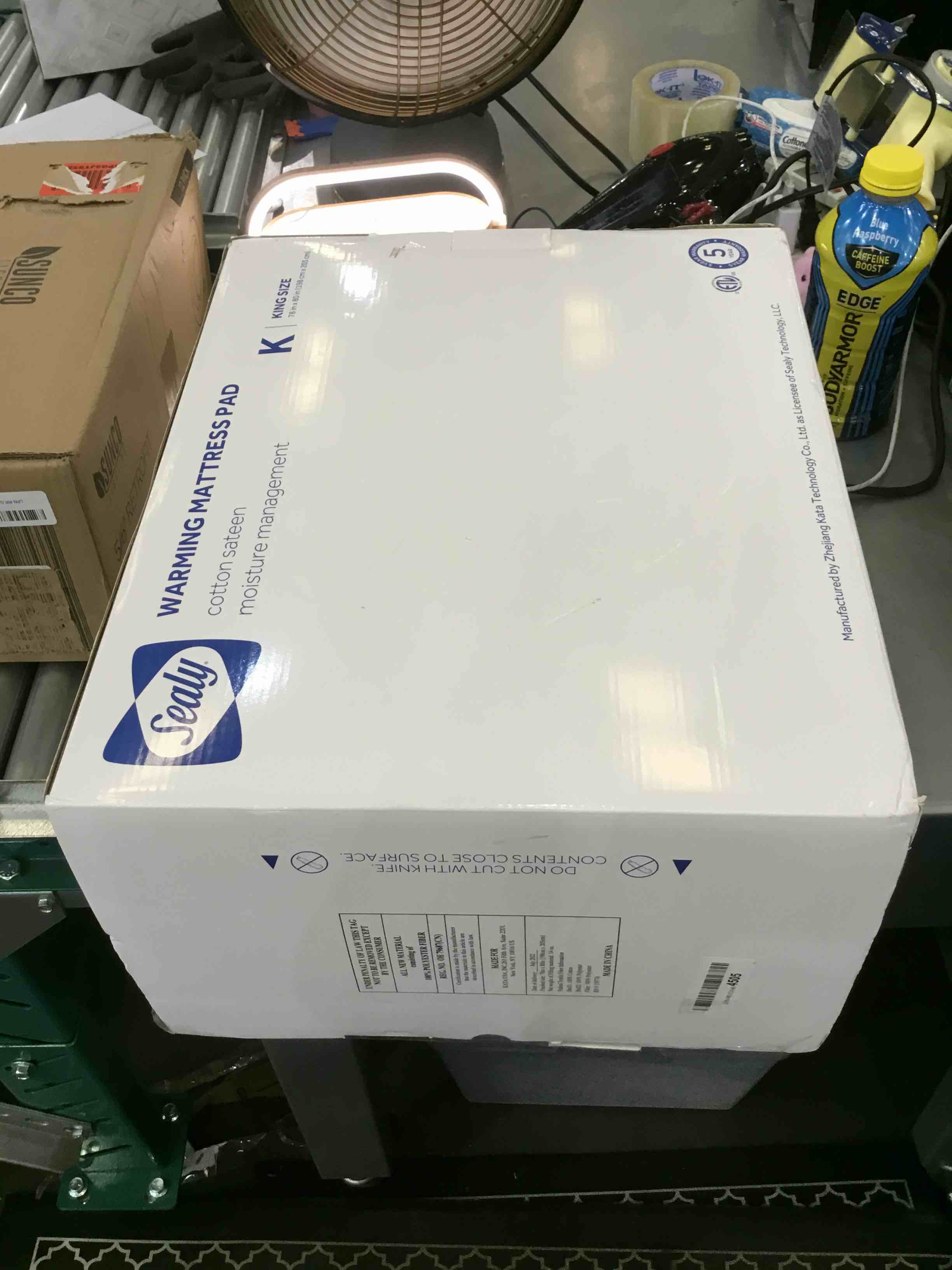 Sealy 3M Scotchgard Heated Mattress Pad | Quilted Cotton Electric Bed Warmer with 10 Heat Setting Dual Controller | 1-12 Hours Auto Shut Off | 17" Deep All Around Elastic Pocket, King
