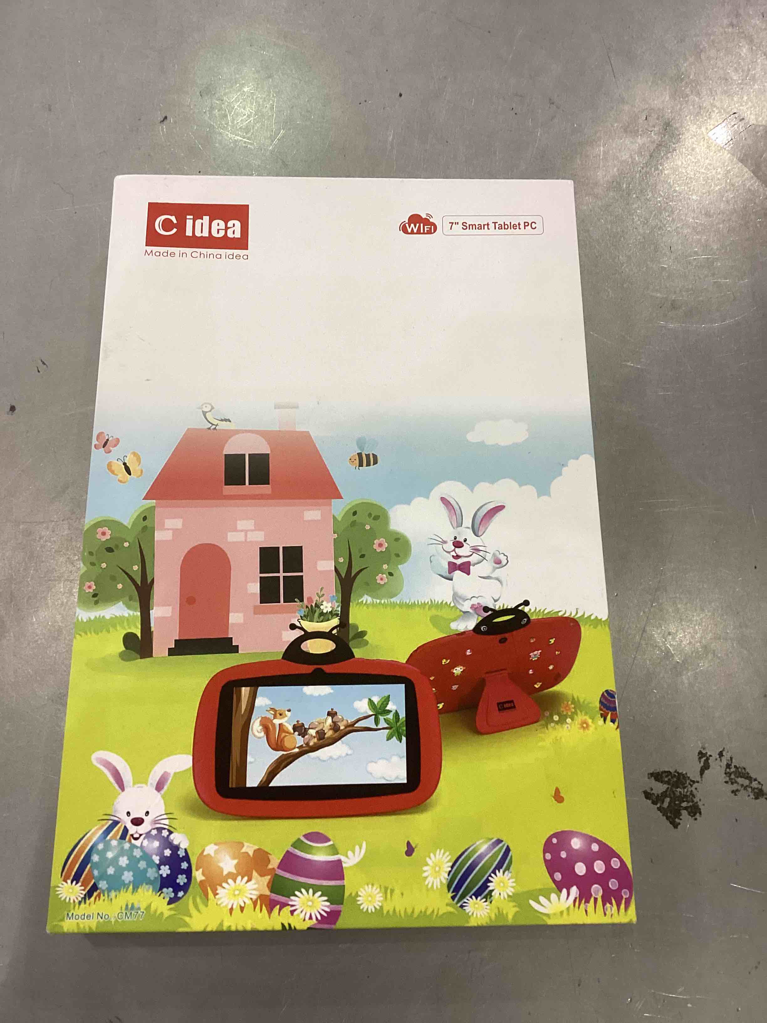 7 Inch Tablets for Kids,Android 12 Dual Cameras 32GB ROM+32GB Storage Expandable,Iwawa Pre-Installed Small Smart Kids Tablets for Girls Boys Children Toddlers 1-3 Educational(Red)