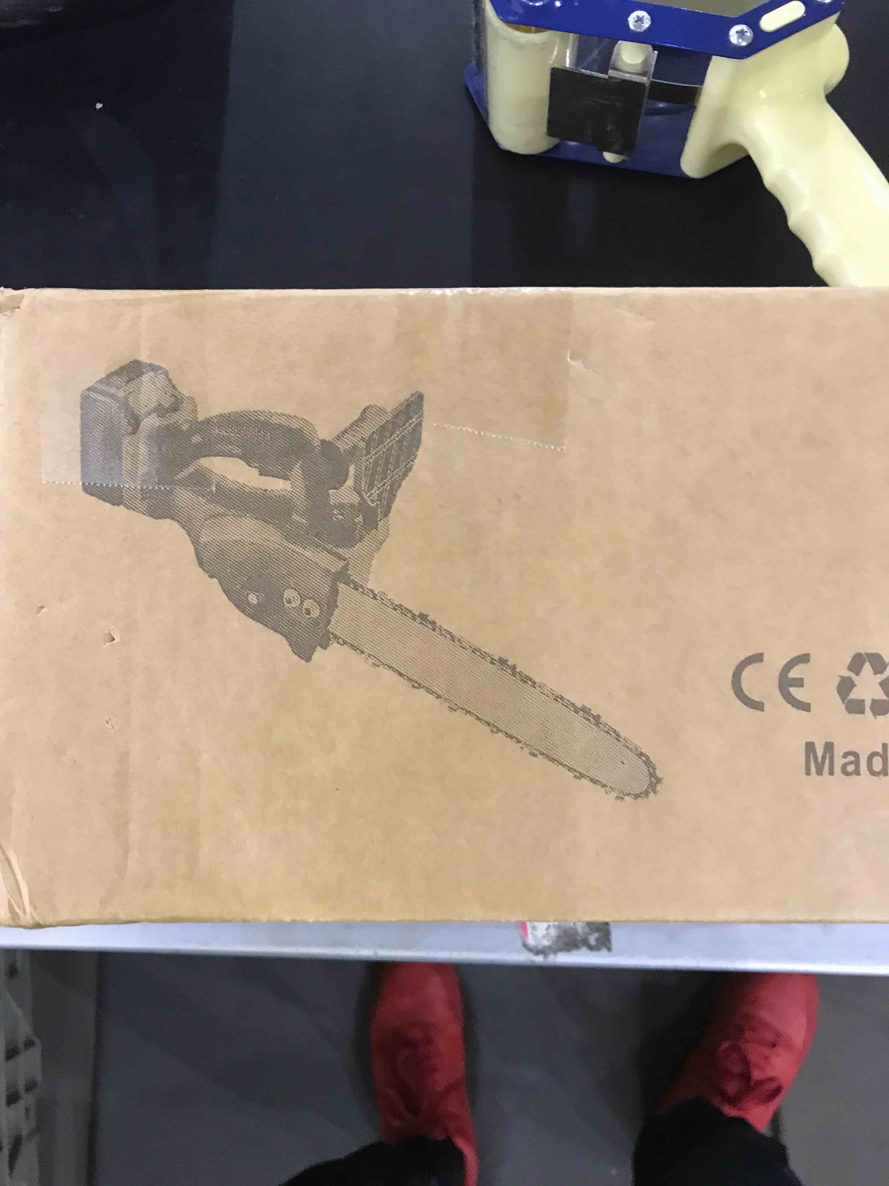 Electric Chainsaw Cordless 12 Inch 3000mAh Chainsaw Power With 2 Chains, Brushless Chainsaw Battery Powered For Trees Cordless Chainsaw Wood Farm Garden Ranch Forest Cutting Fast Charger Included