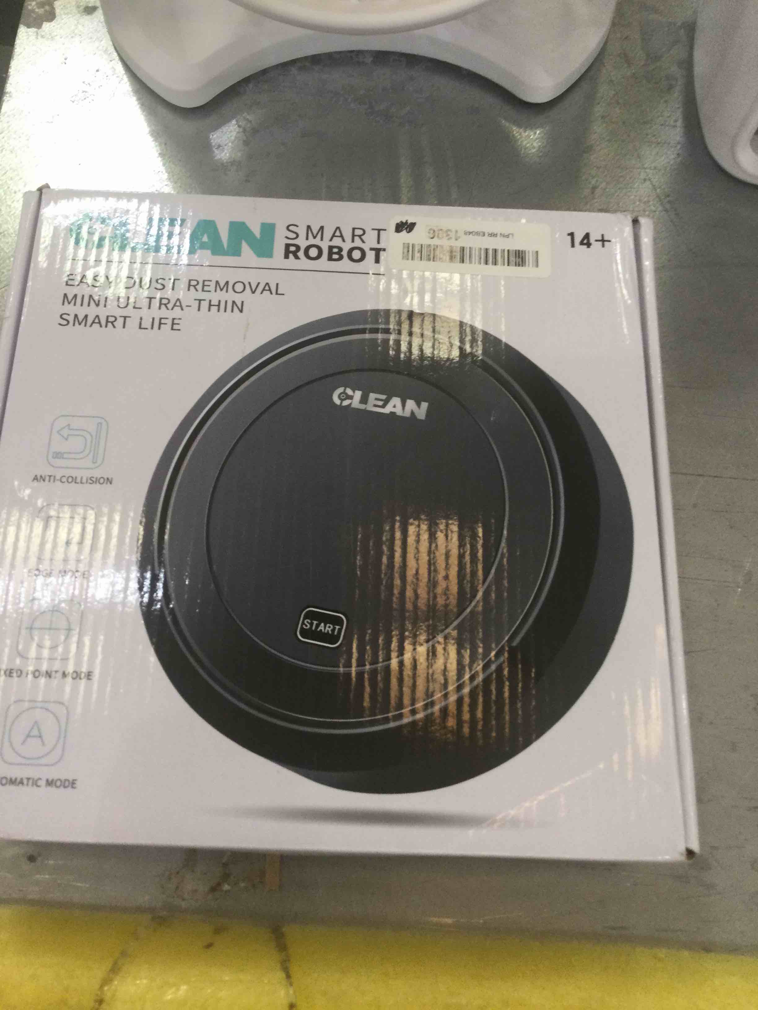 Automatic Vacuum Cleaner, 3-in-1 Cleaning Robot, Anti-Collision Strip Design, Quiet Slim, Household Essentials for Cleaning Pet Hair, Marble, Ceramic Tiles and Hard Floors