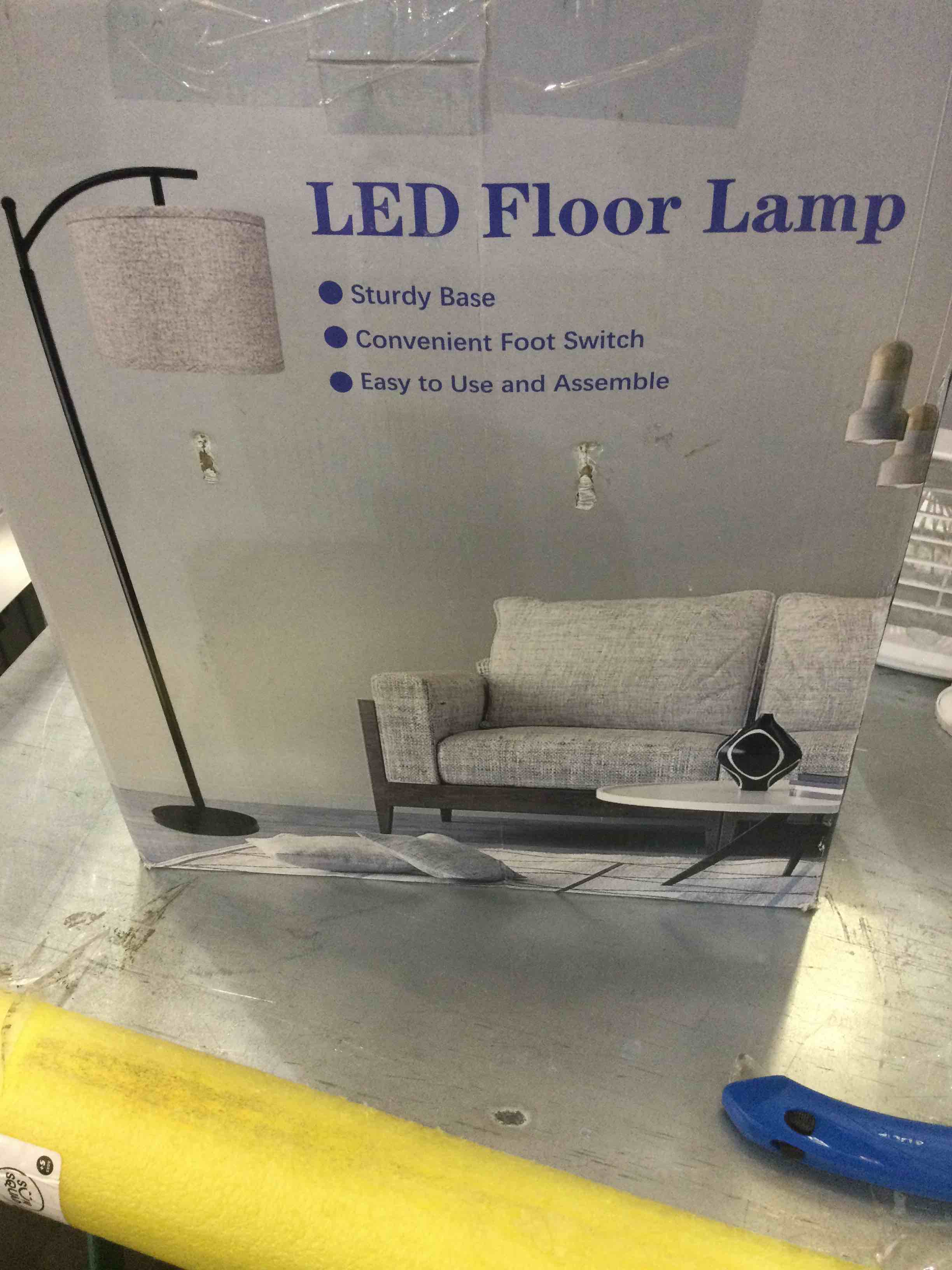 ROTTOGOON Floor Lamp for Living Room, 4 Color Temperature LED Floor Lamp with Remote Control & Foot Switch, LED Bulb Included, Modern Standing Lamp for Bedroom, Study Room, Office - Black