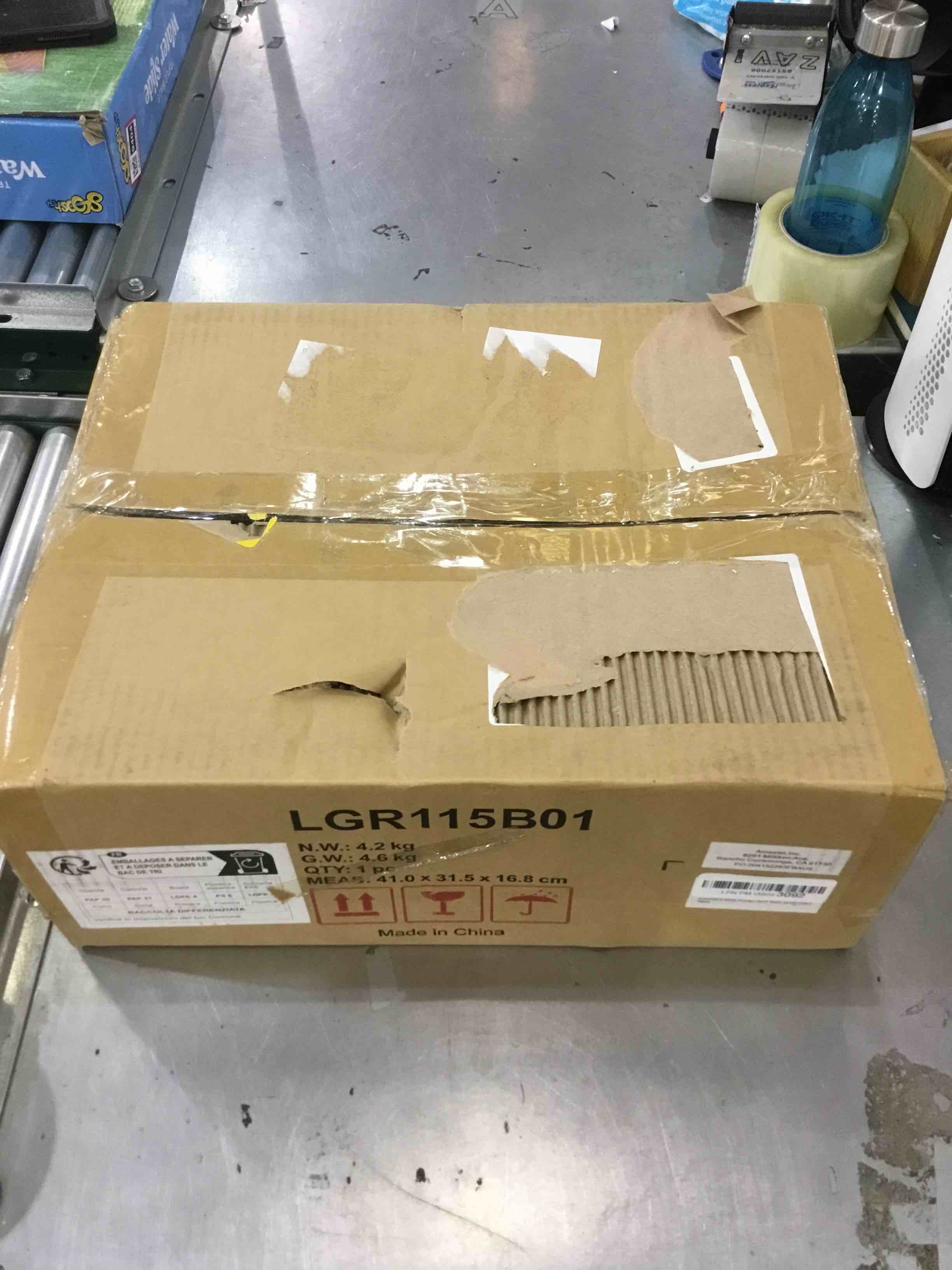 SONGMICS Kitchen Metal Shelves, 5-Tier Wire Shelving Unit with 8 Hooks, Narrow Storage Rack with PP Shelf Liners, Height-Adjustable, for Bathroom, Pantry, Black ULGR115B01