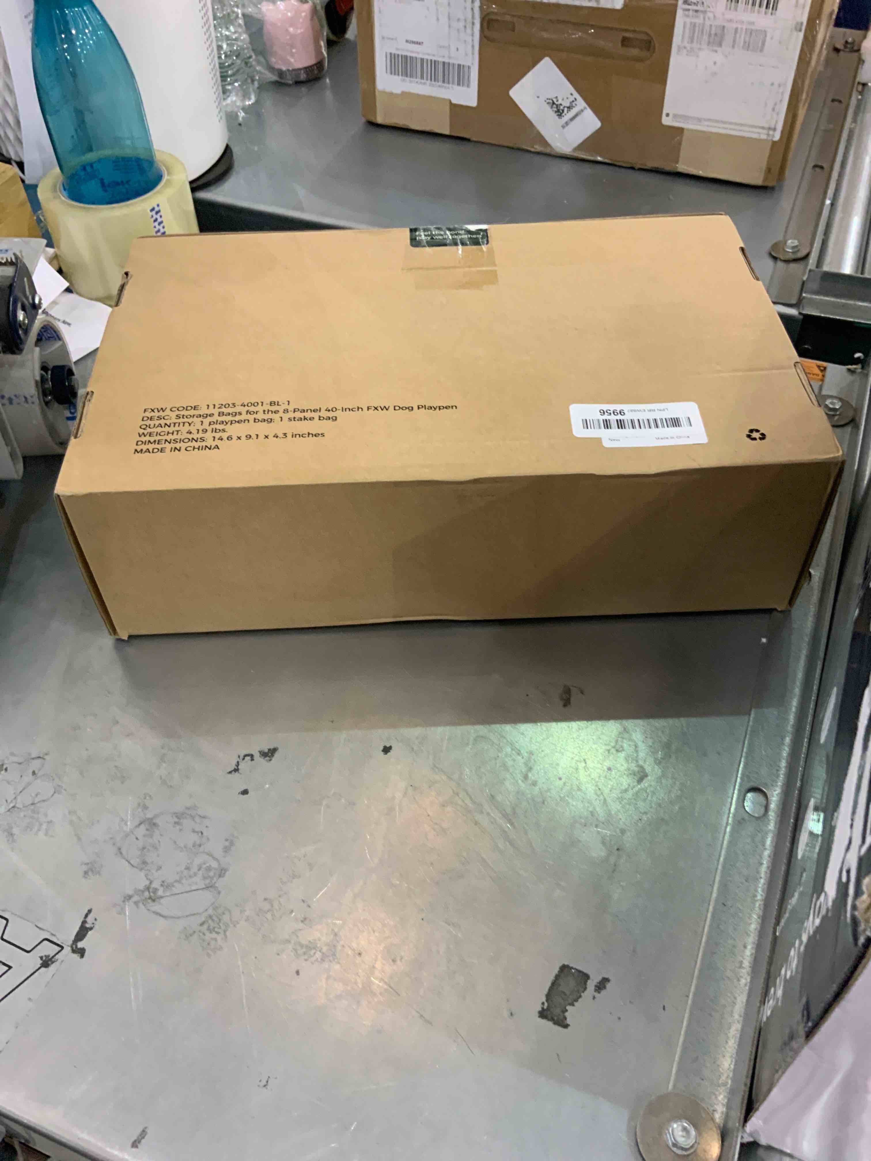 FXW Specialized Dog Playpen Storage Bag (Not Suitable for Other Brands), Fits 40" H 8 Panels and 9 Stakes, Designed for RV Trips│Patent Pending