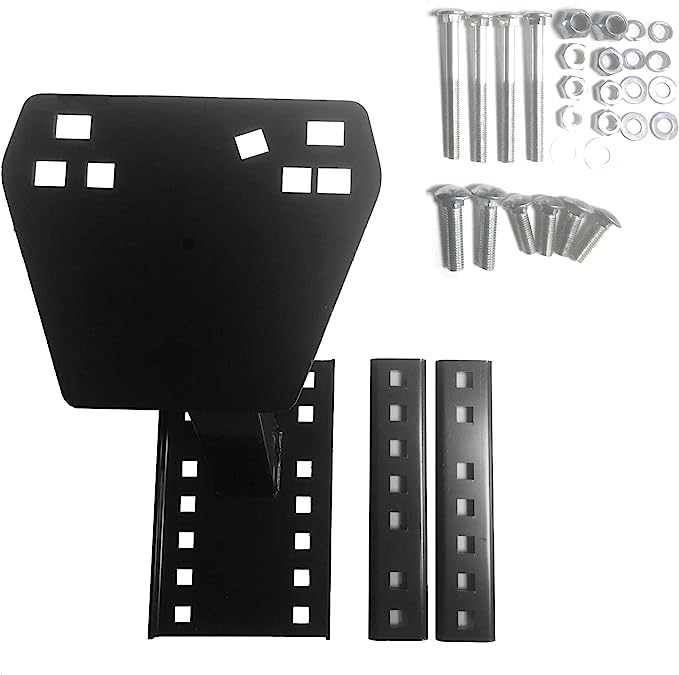 Ganggend Spare Tire Carrier, Heavy Duty Spare Wheel Holder with Large Tire Hanging Plate, Supports Up to 150 LBS, Fits for 4 & 5 & 6 & 8 Lugs