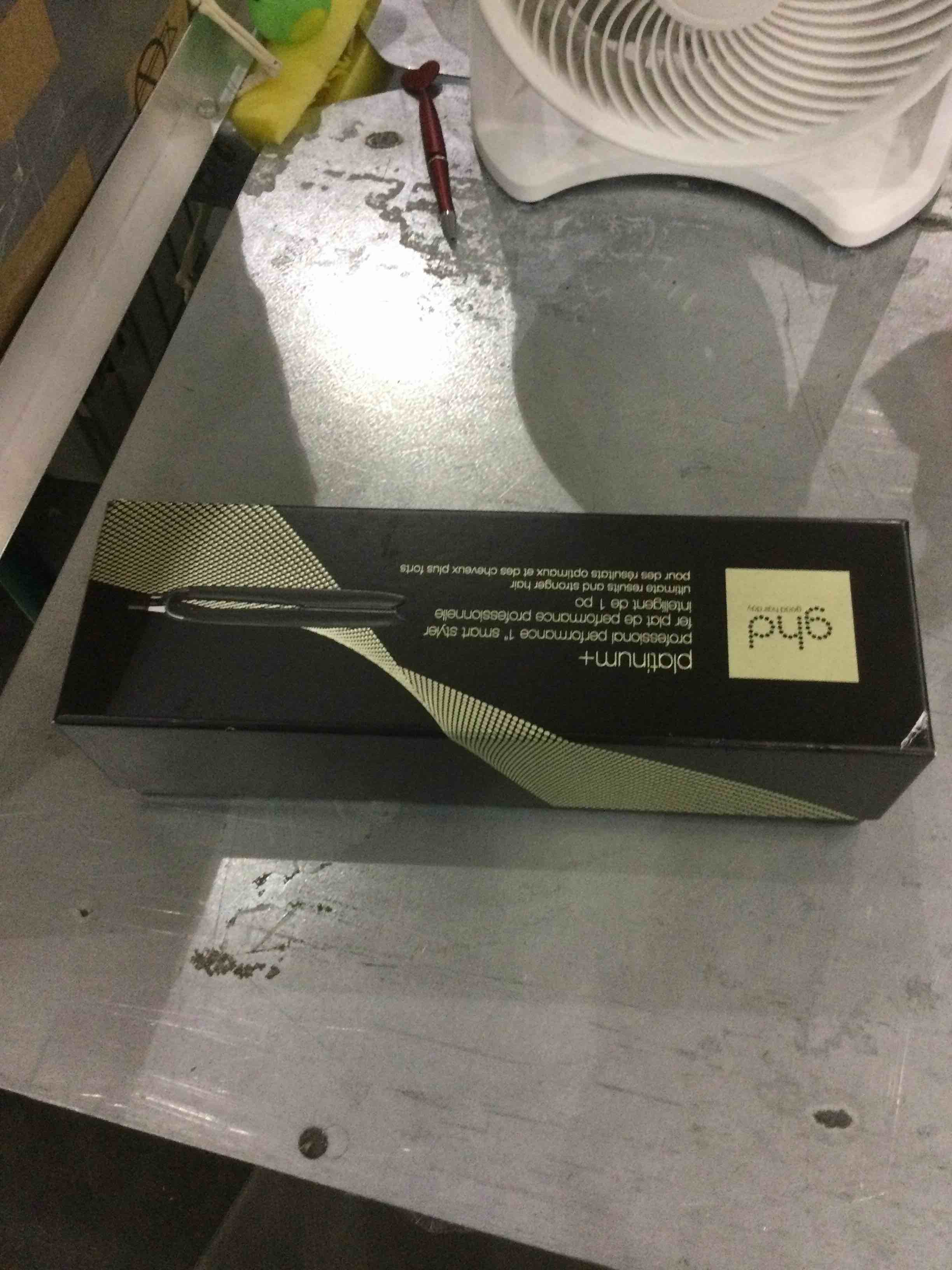 ghd Platinum+ Styler - 1" Flat Iron, Professional Performance Hair Styler, Ceramic Flat Iron, Hair Straightener, Black
