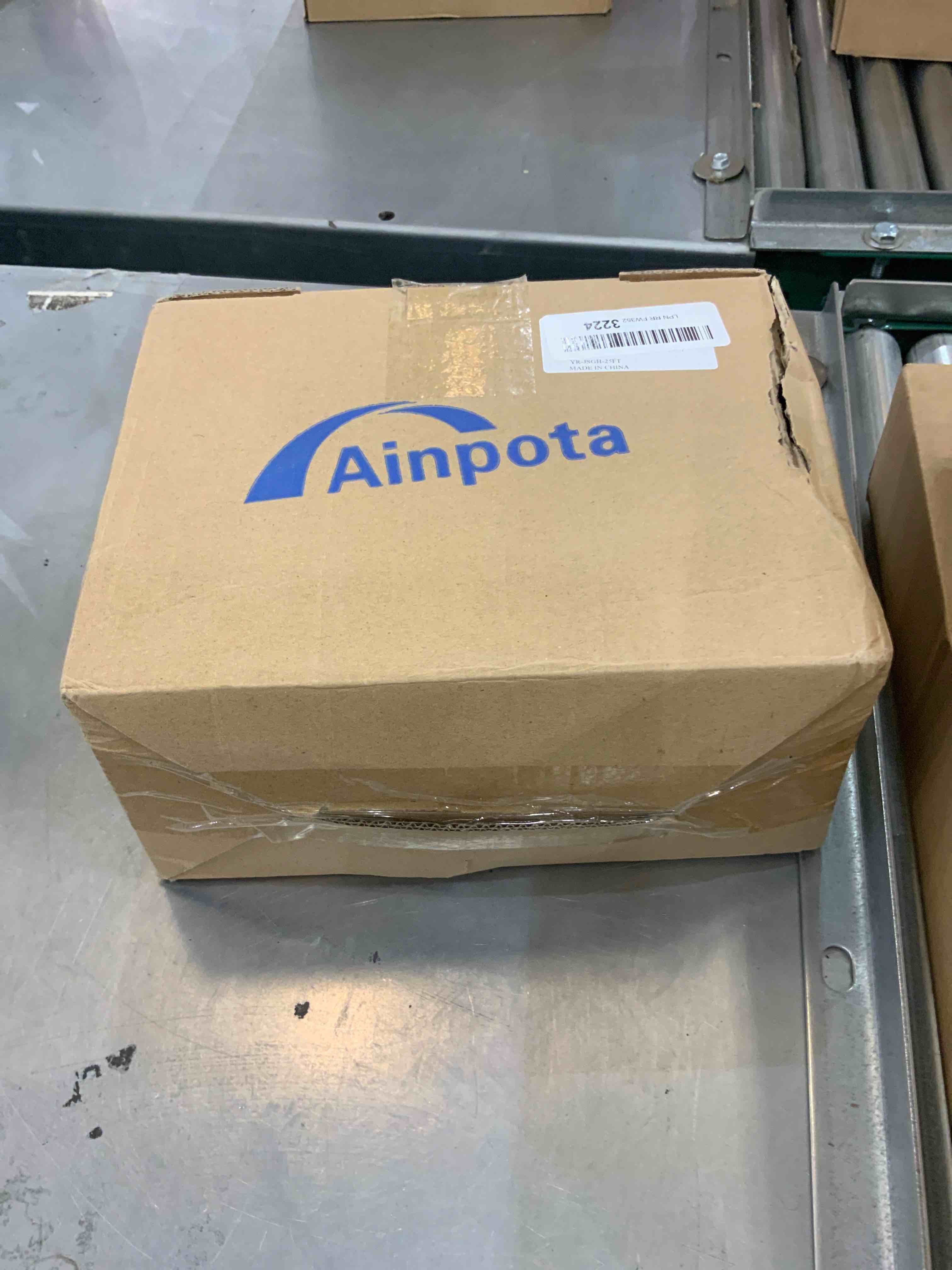 Ainpota Metal Garden Hose 25ft Heavy Duty Stainless Steel Water Hose with 10 Function Sprayer & Metal Fittings Flexible Lightweight Hose Puncture Proof Hose for Yard, Outdoors, Rv (25FT)