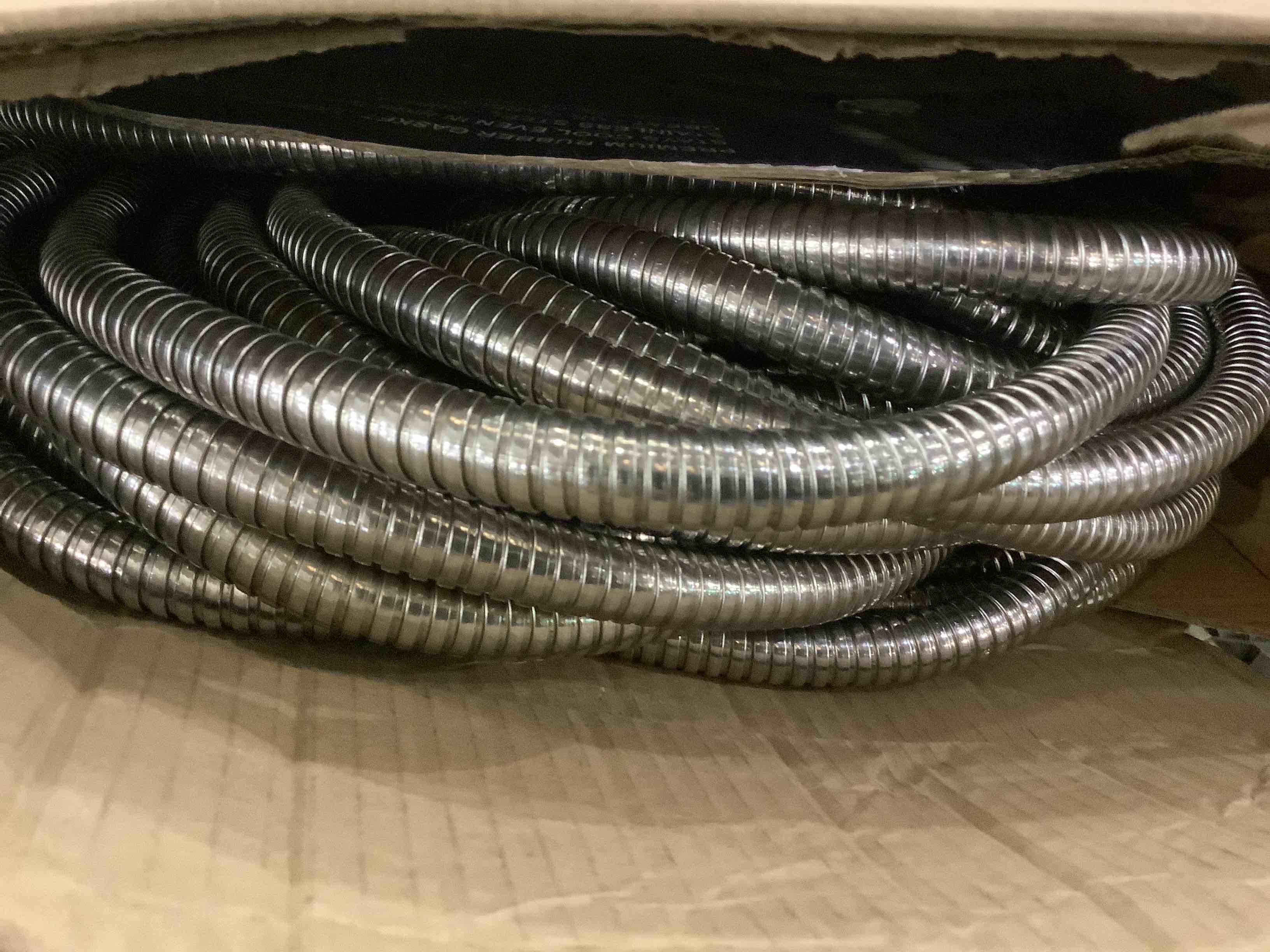 Tardigrade Steel Hose - Garden Hose 100 FT - Made of Metal - Heavy Duty Stainless Steel - Outdoor Water Hoses, Flexible, Lightweight, Brass, Dog Chew Crush Proof, No Kink, Durable Lawn Tool
