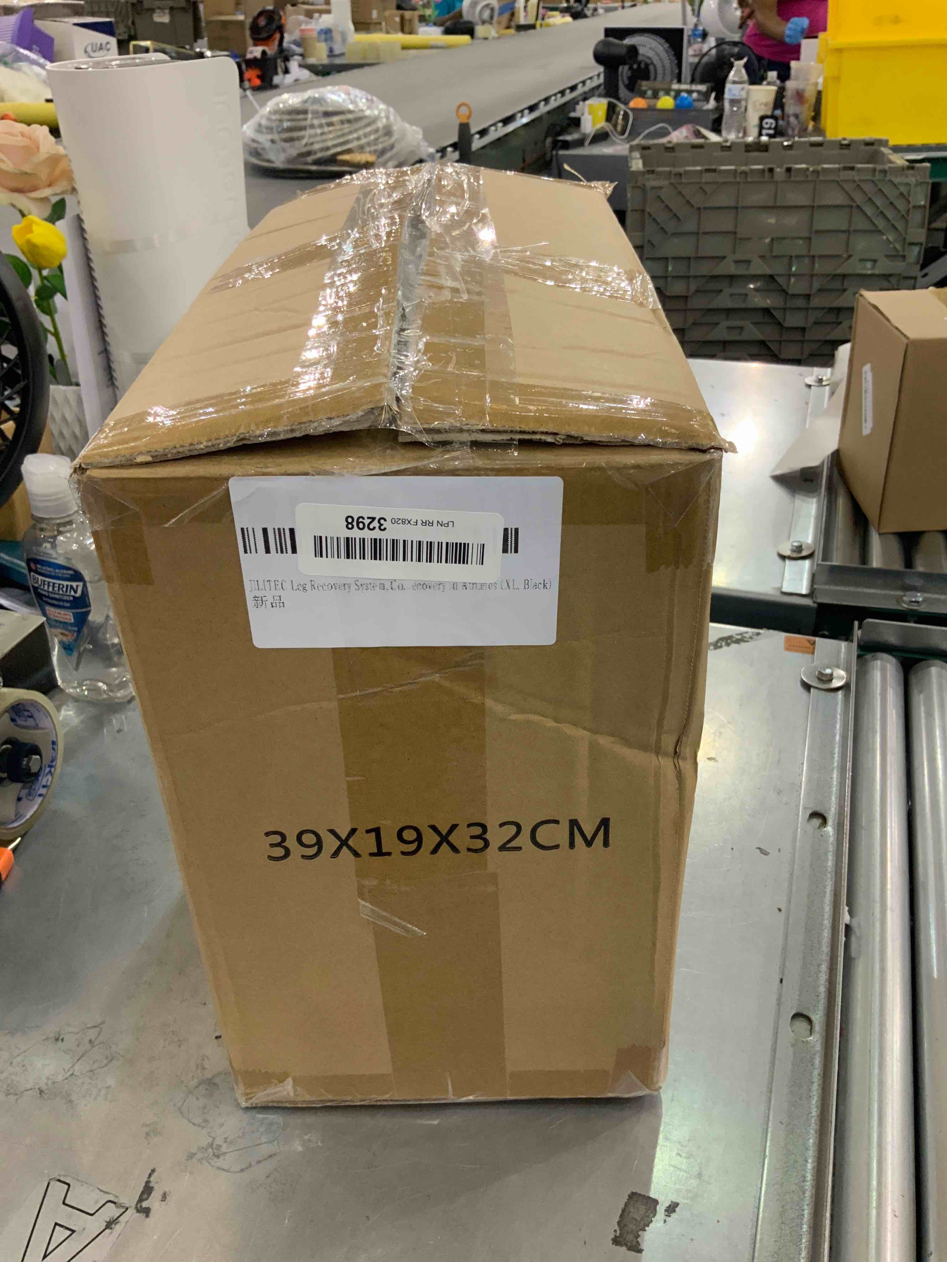 JILITEC Leg Recovery System,Compression Boots,Sequential Compression Device,Recovery Boots,Dynamic Compression Massage for Recovery in Athletes (XL, Black)