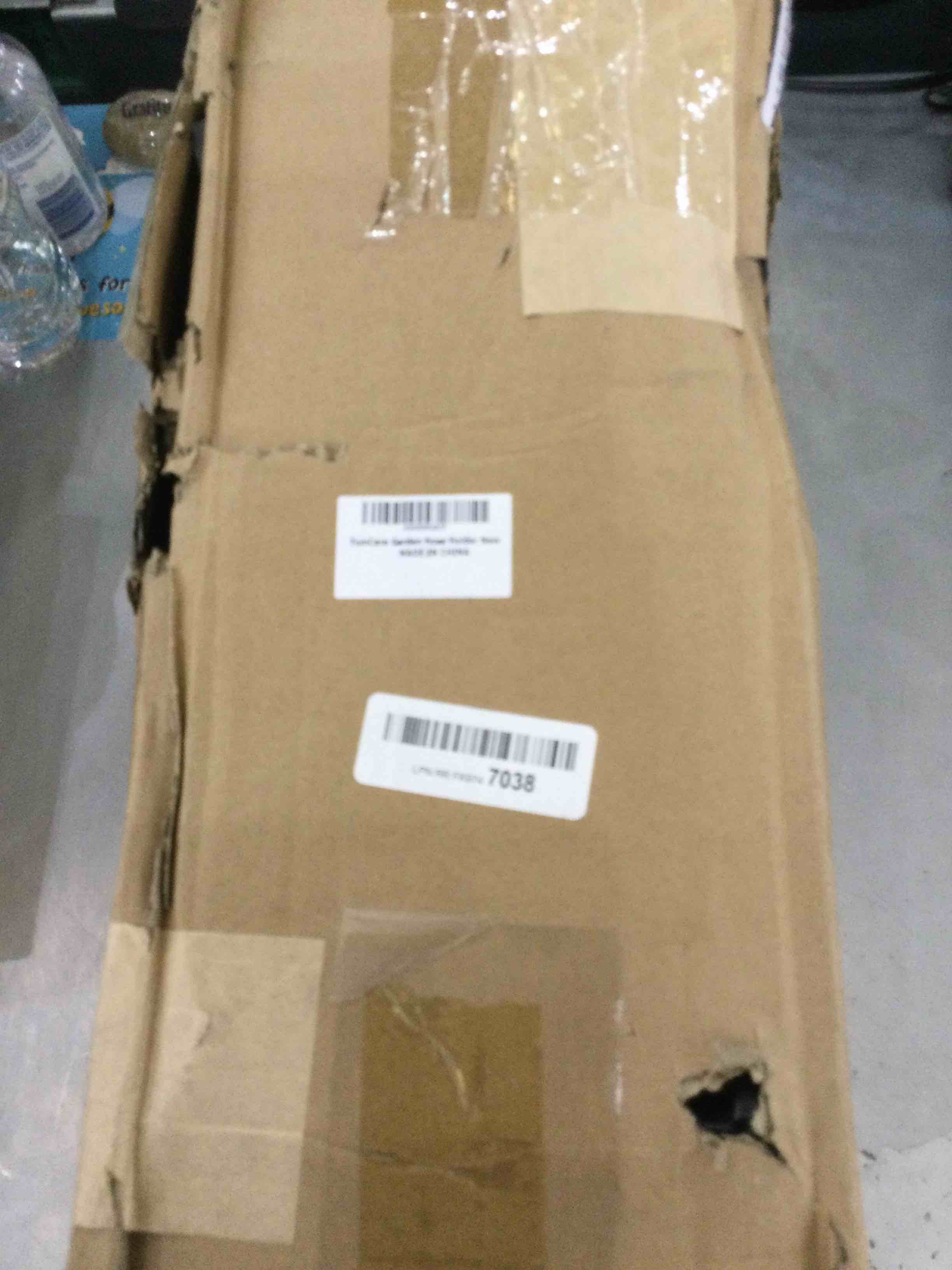 TomCare Garden Hose Holder Free Standing Thick Metal Water Hose Holder Hose Hanger Detachable Heavy Duty Garden Hose Storage Hose Stand Decorative Hose Holders for Outside Yard Lawn, Black