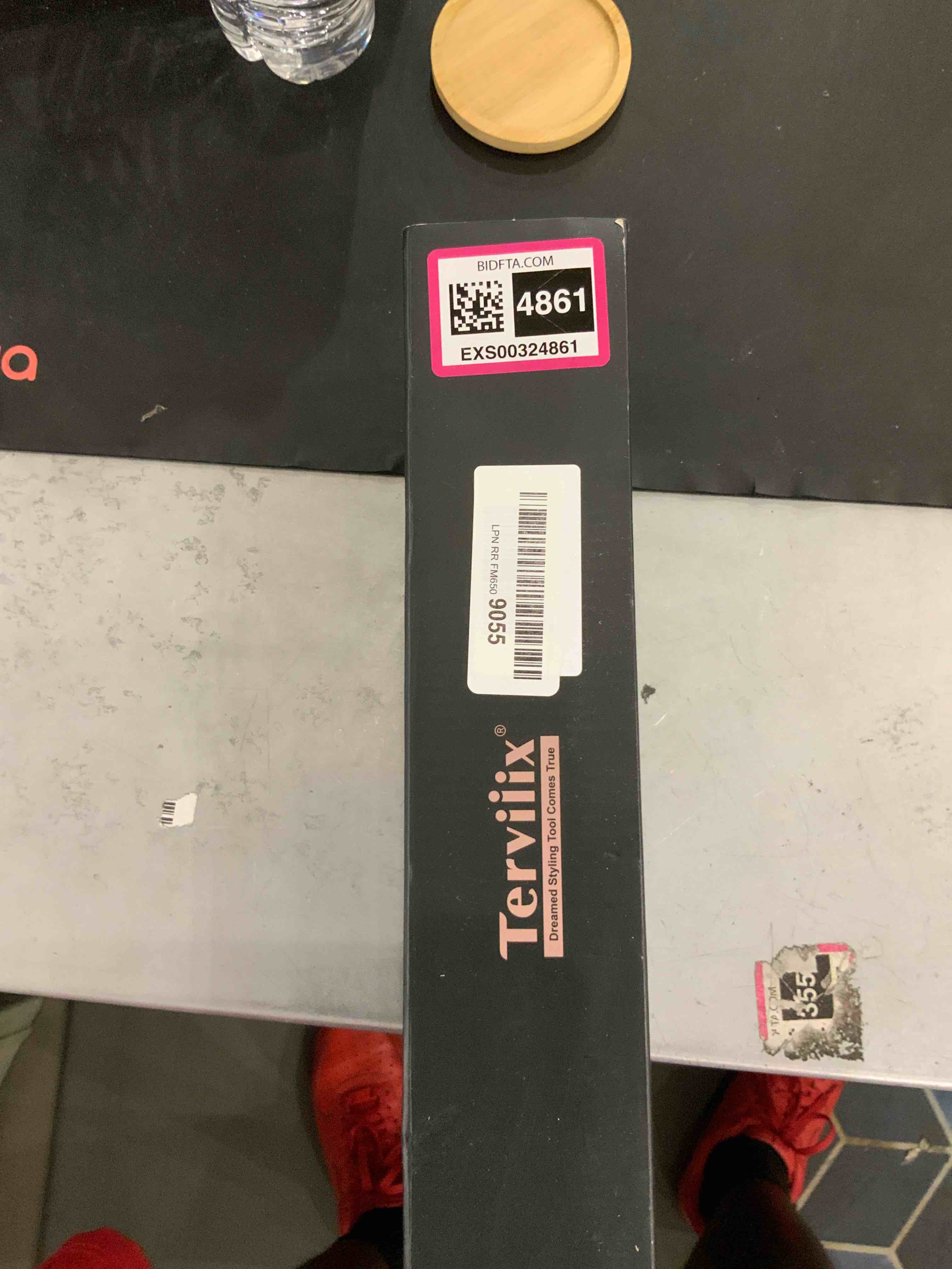 Terviiix 1.5 Inch Heated Curling Brush Ceramic Tourmaline Ionic Curling Iron Volumizing Hot Brush Create Root Volume & Loose Curls, Digital Display 9 Temperatures Round Brush Volumizer, Dual Voltage