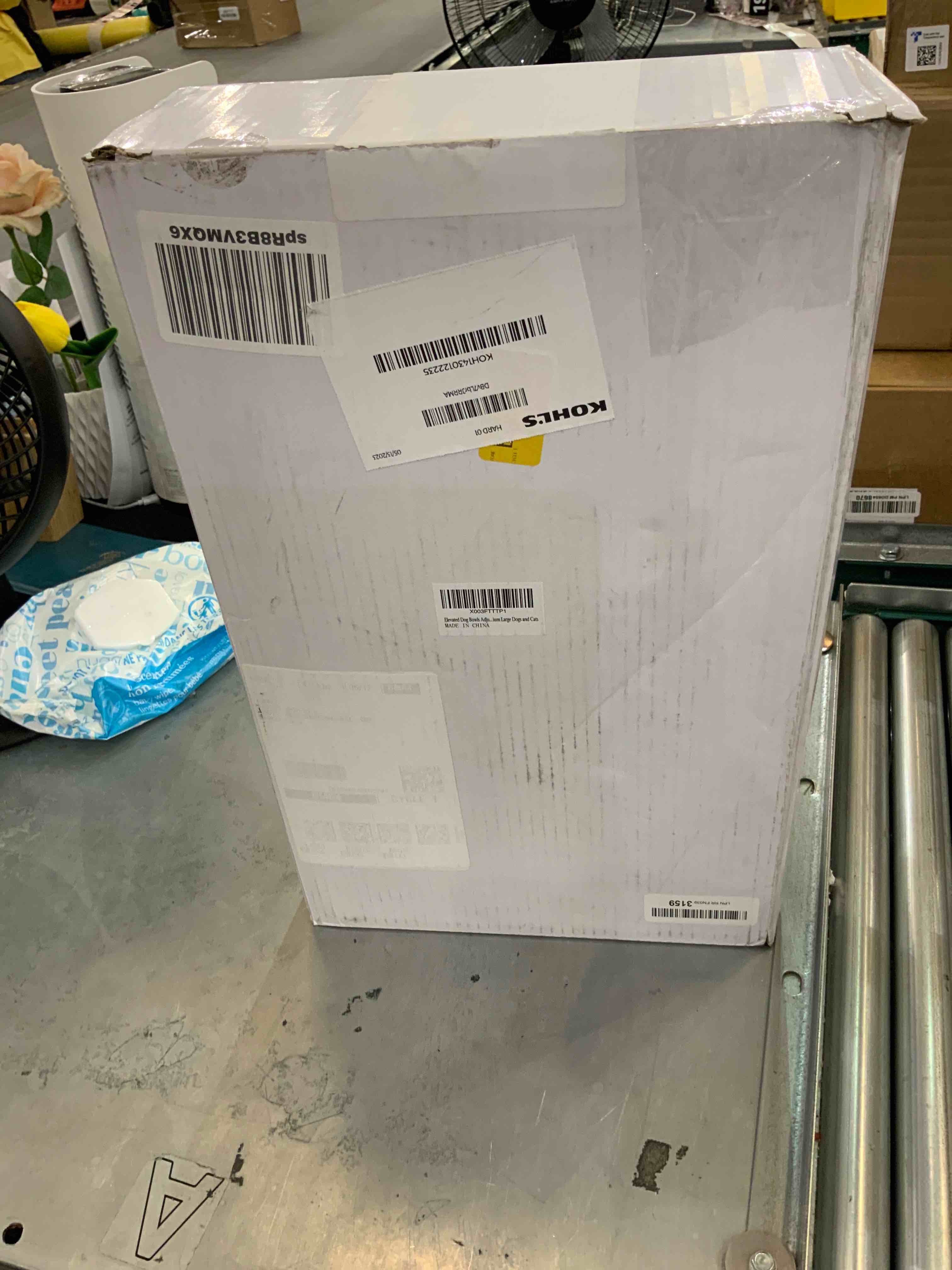 Elevated Dog Bowls Adjustable Raised Dog Bowl with 2 Stainless Steel with Slow Feeder Bowl Dog Food Bowls Stand Non-Slip No Spill Dog Dish Adjusts to 3 Heights for Small Medium Large Dogs and Cats