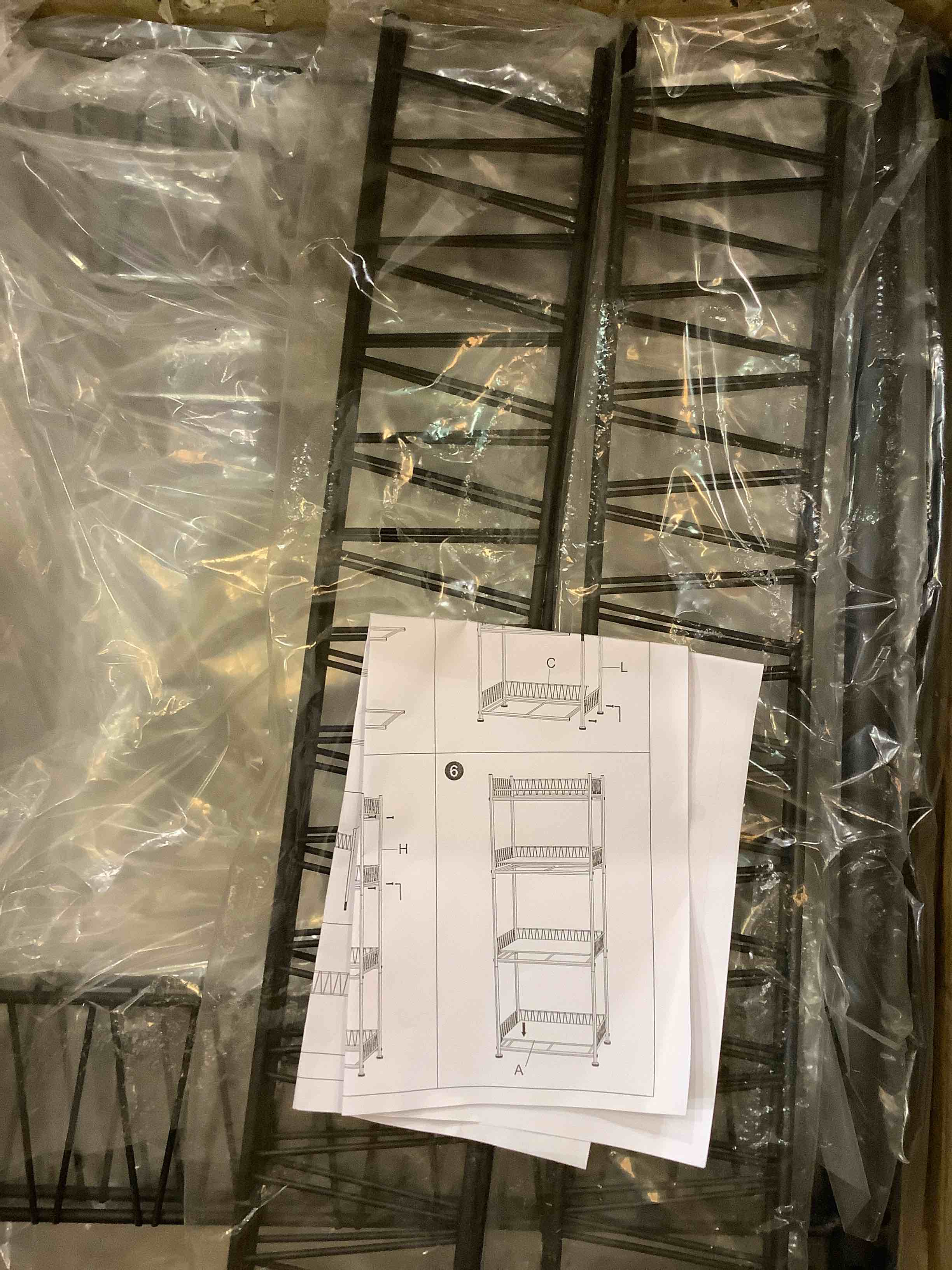 OYEAL Bathroom Shelves Freestanding Bathroom Towel Storage 4 Tier Wire Shelving Unit Bathroom Standing Shelf Floor Organizer for Pantry Kitchen Laundry Room Organization, Black