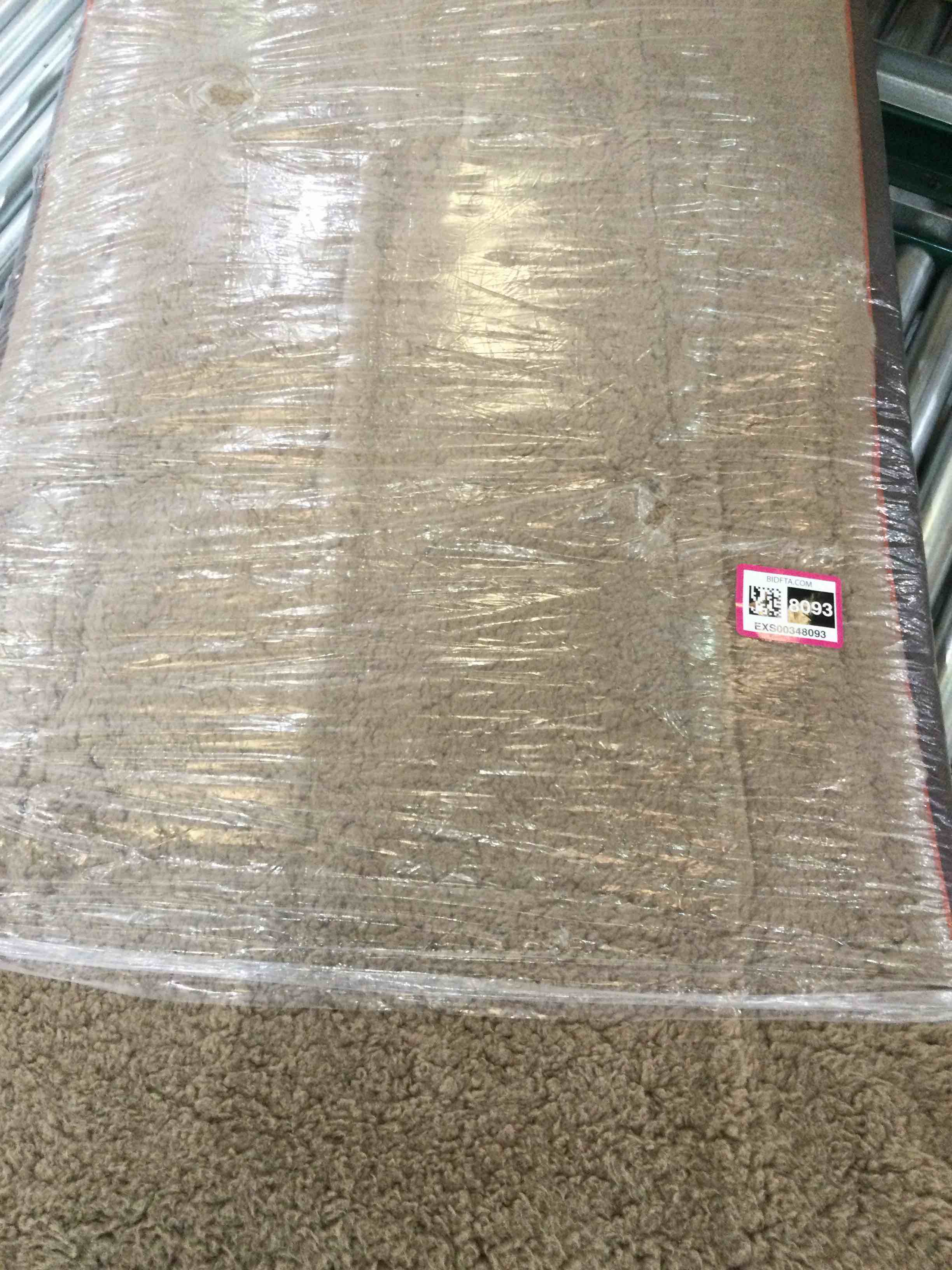 Bedsure Medium Dog Bed for Medium Dogs Up to 50lbs - Orthopedic Dog Beds with Removable Washable Cover, Egg Crate Foam Pet Bed Mat, Brown