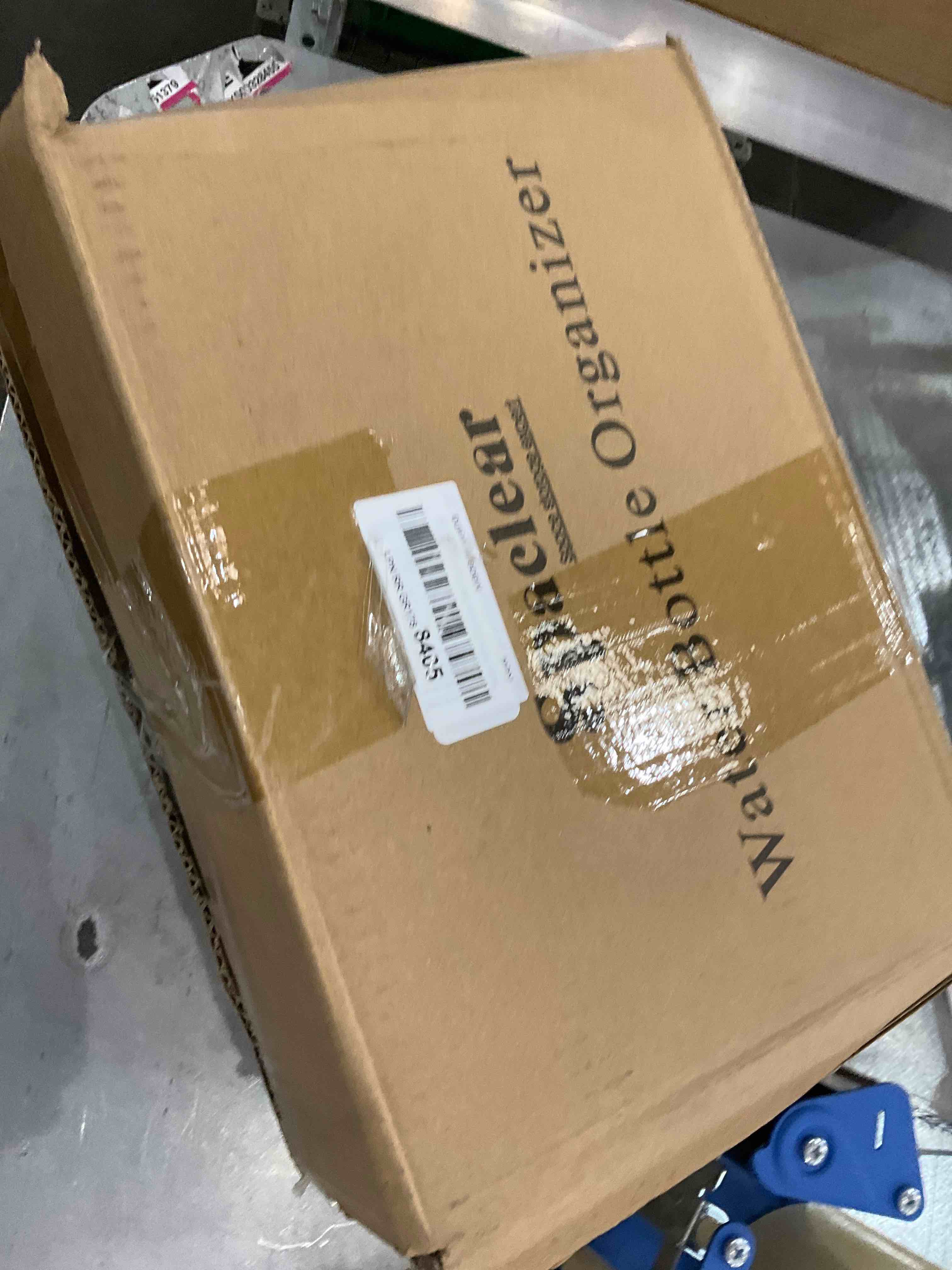 Spaclear Water Bottle Organizer, Stackable Kitchen Pantry Organization and Storage Shelf, Plastic Water Bottle Holder for Fridge Kitchen Cabinet Organizer and Storage, Tumbler Travel Mug Cup Organizer