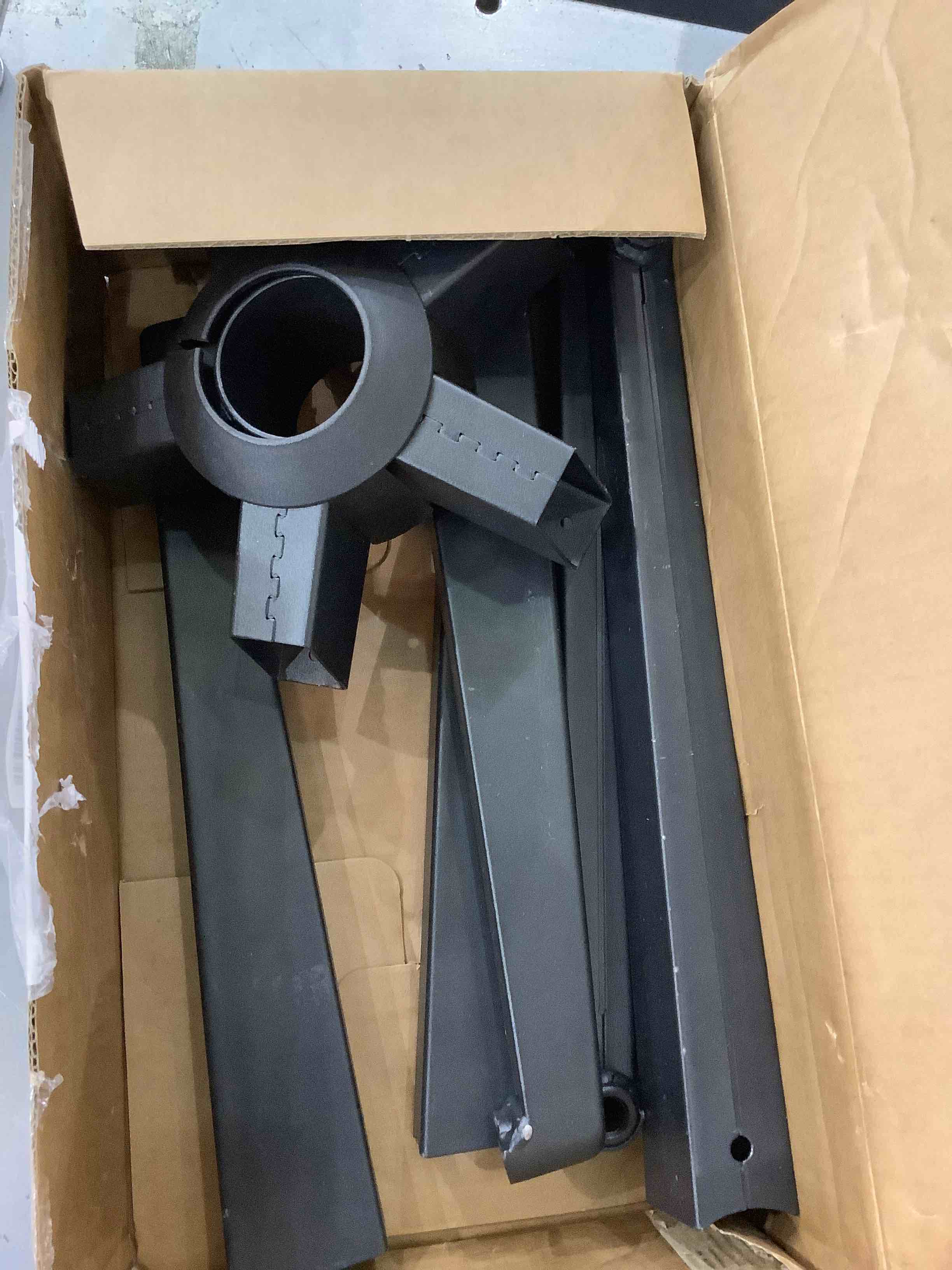 MASTERY MART Office Chair Base Replacement Heavy Duty, Metal Desk Chair Base Replacement Parts with Universal Gas Cylinder Hole and Casters Sockets, 2400+Lbs, Diameter 28", Matte Black