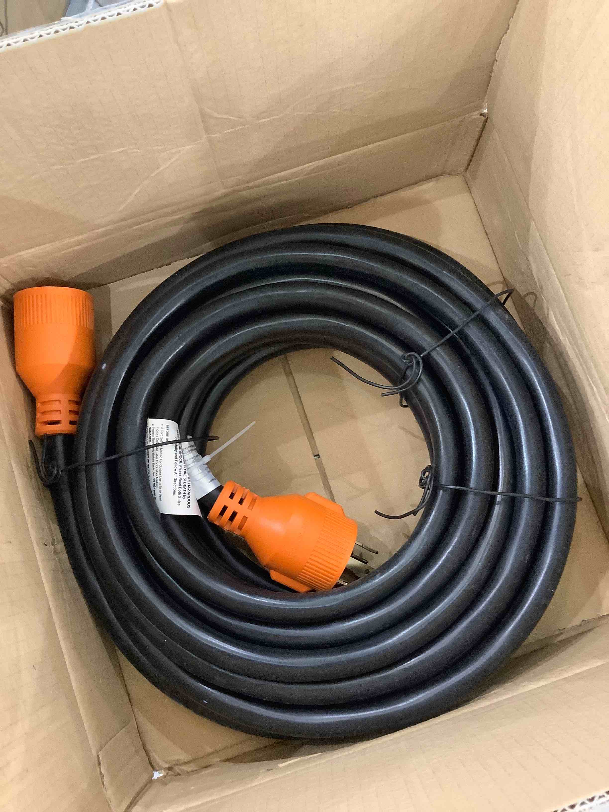 BougeRV 30 Amp 40 Ft Generator Power Cord for Manual Transfer Switch Nema L14-30 10 Gauge, Heavy Duty Electric Extension Wire 4 Prong 10 Gauge SJTW Cable 125/250V 7500 Watts for Champion