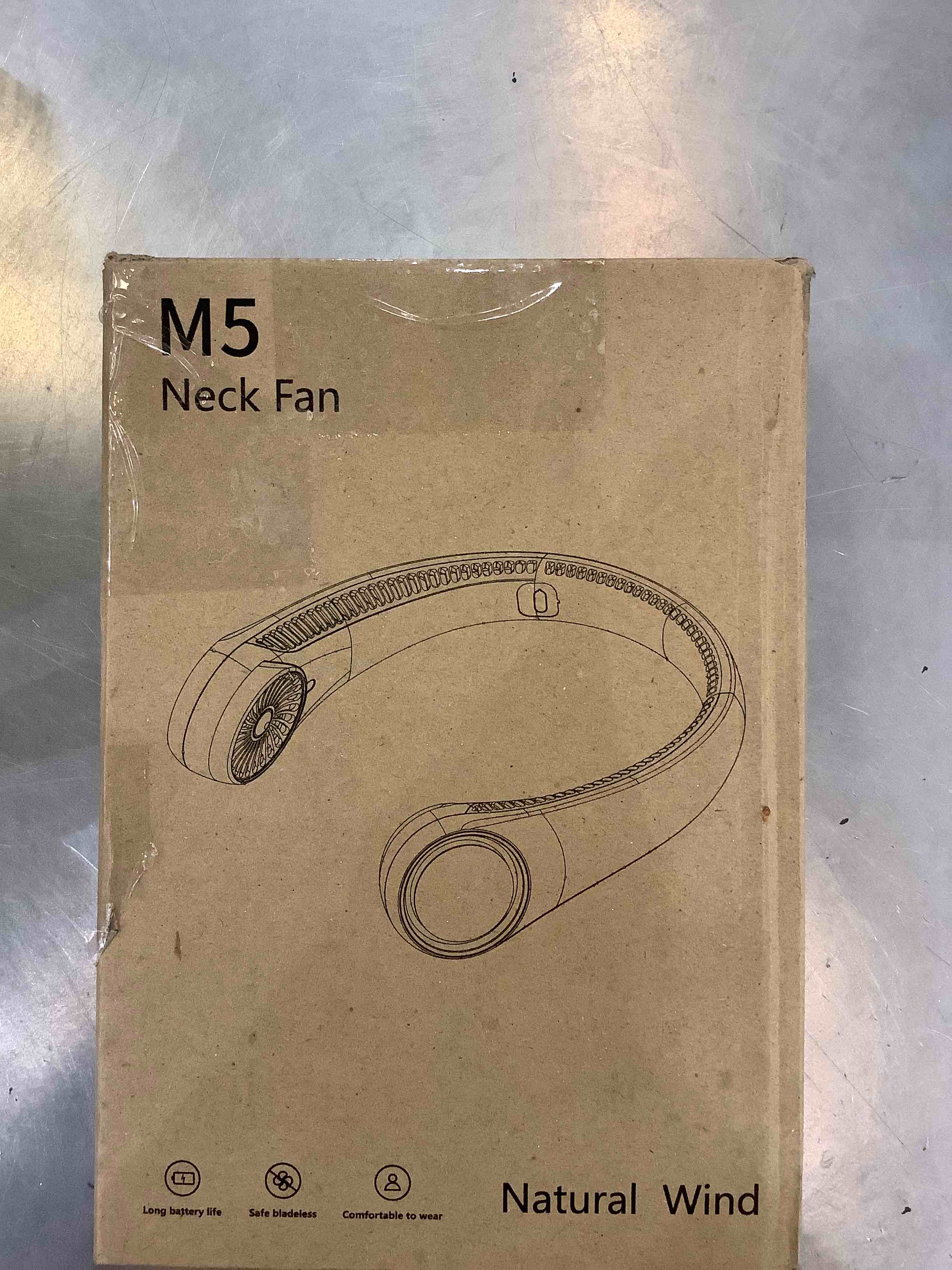 DGLK Bladeless Neck Fan 360Â° Cool, 4000mAh Personal Fan, With Features, Ultra-Quiet, 3-Speed, Battery Powered Portable Fan, Suitable For Outdoor Sports, Home, Office, Travel