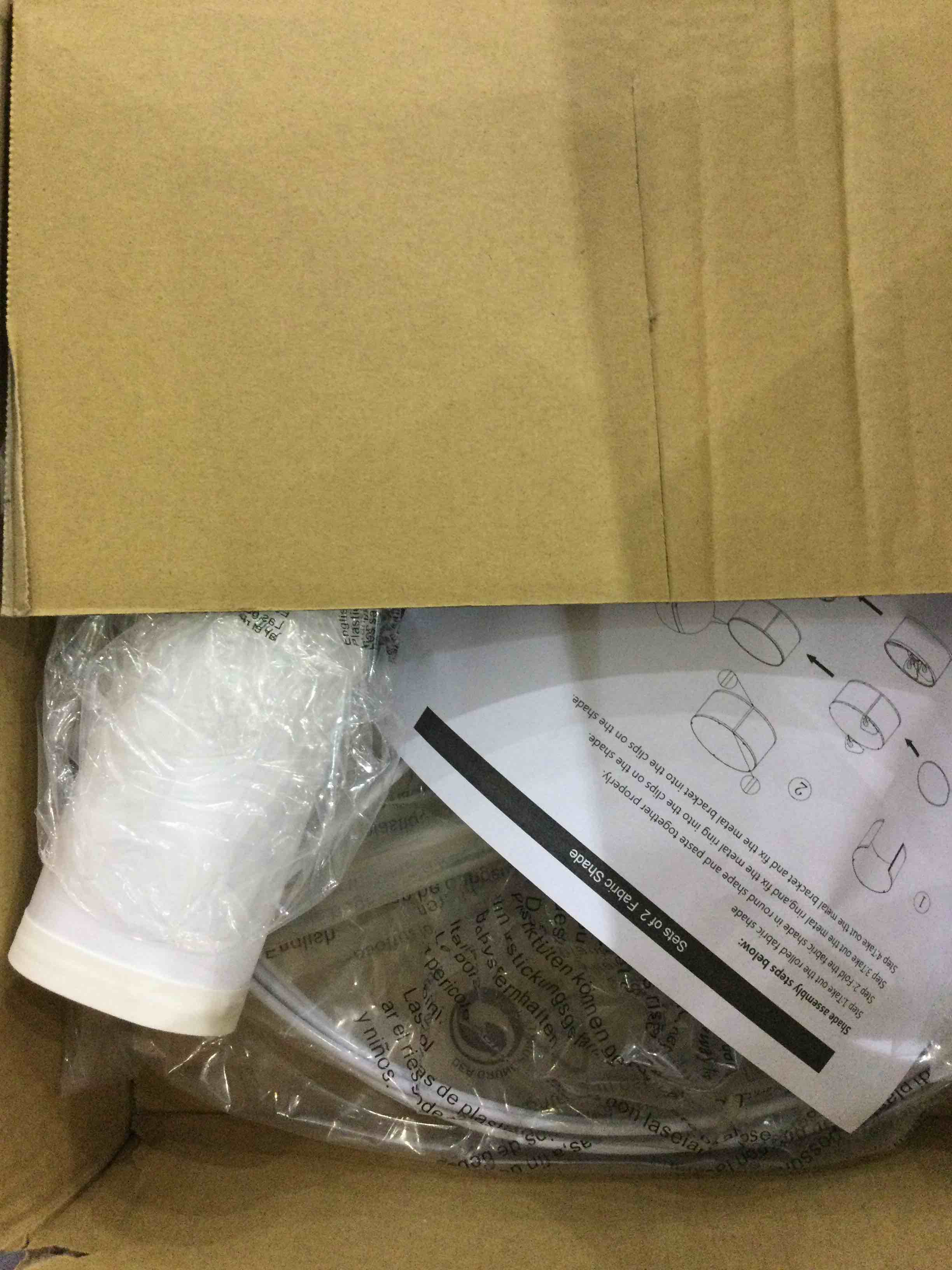 Lamp Shades Set of 2 Drum Lampshade for Table Lamp Floor Lamps,13x13x10" Large White Lampshades Replacement Double Fabric Lamp Shade Natural Linen Easy Assembly Lampshade