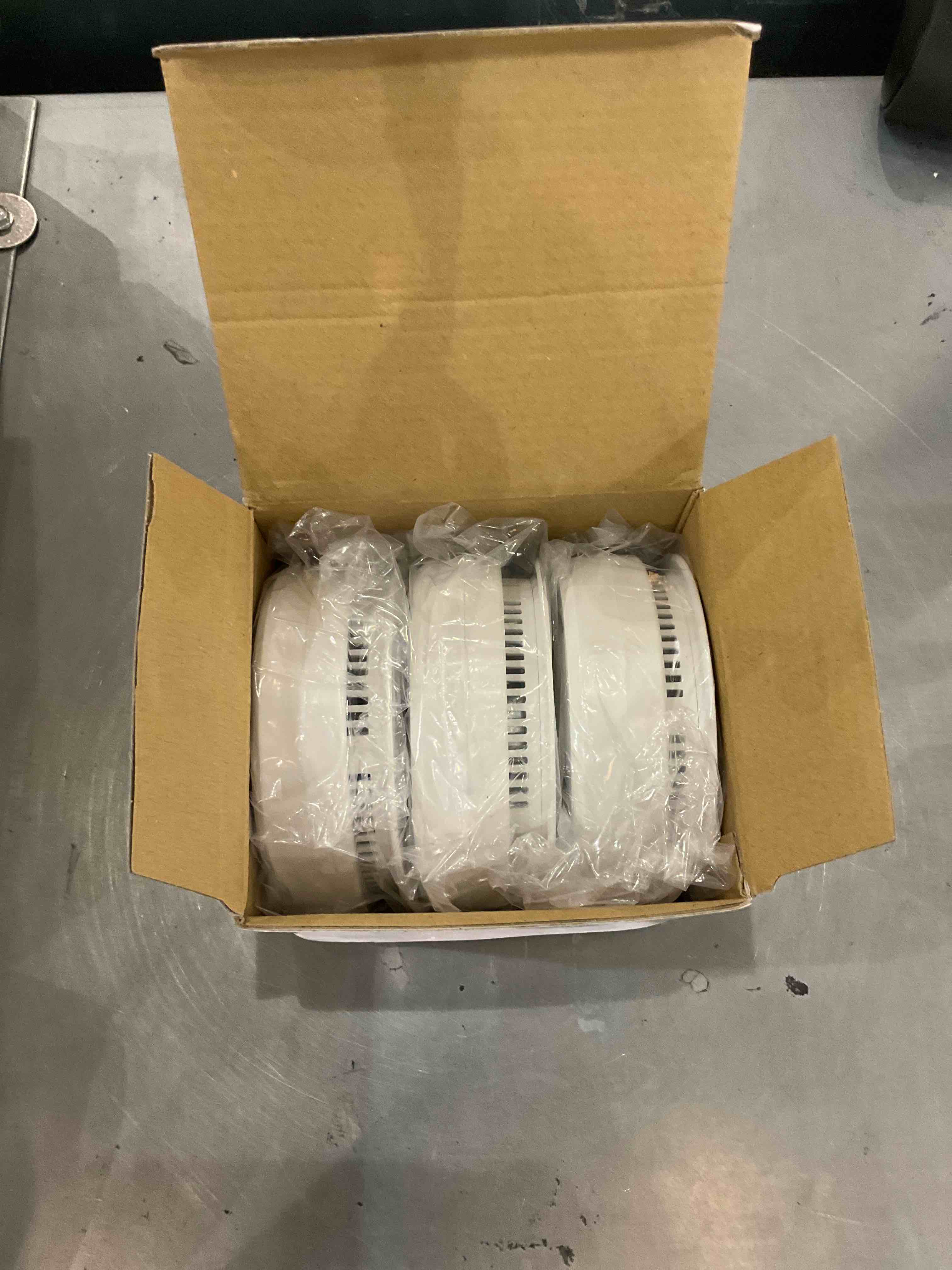 3 Pack Combination Photoelectric Smoke Alarm and Carbon Monoxide Detector Battery Operated with Digital Display