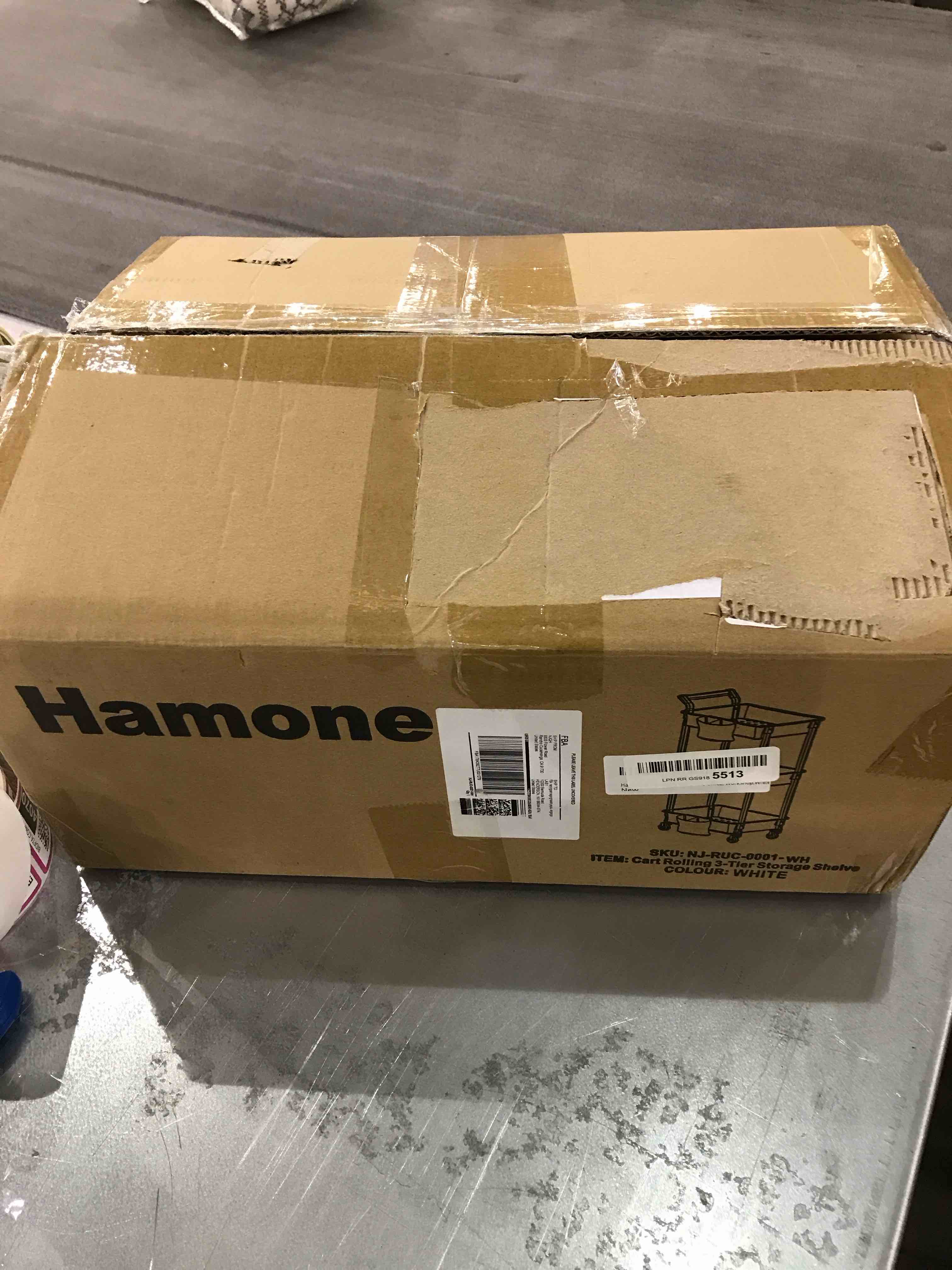 cart rolling 3 tier storage shriveled