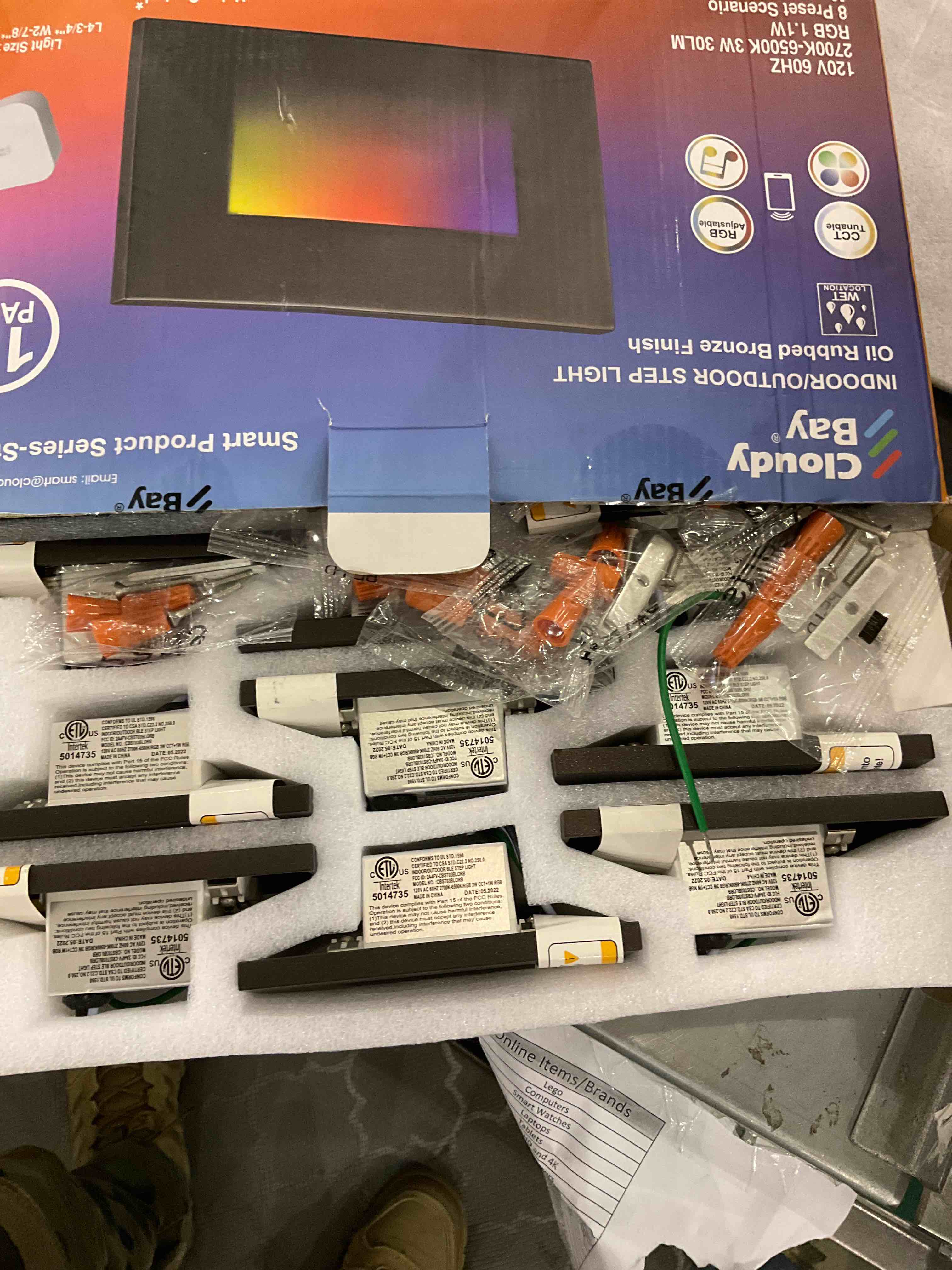 Email: smart@cloudybaylighting.com Smart Product Series-Step Light