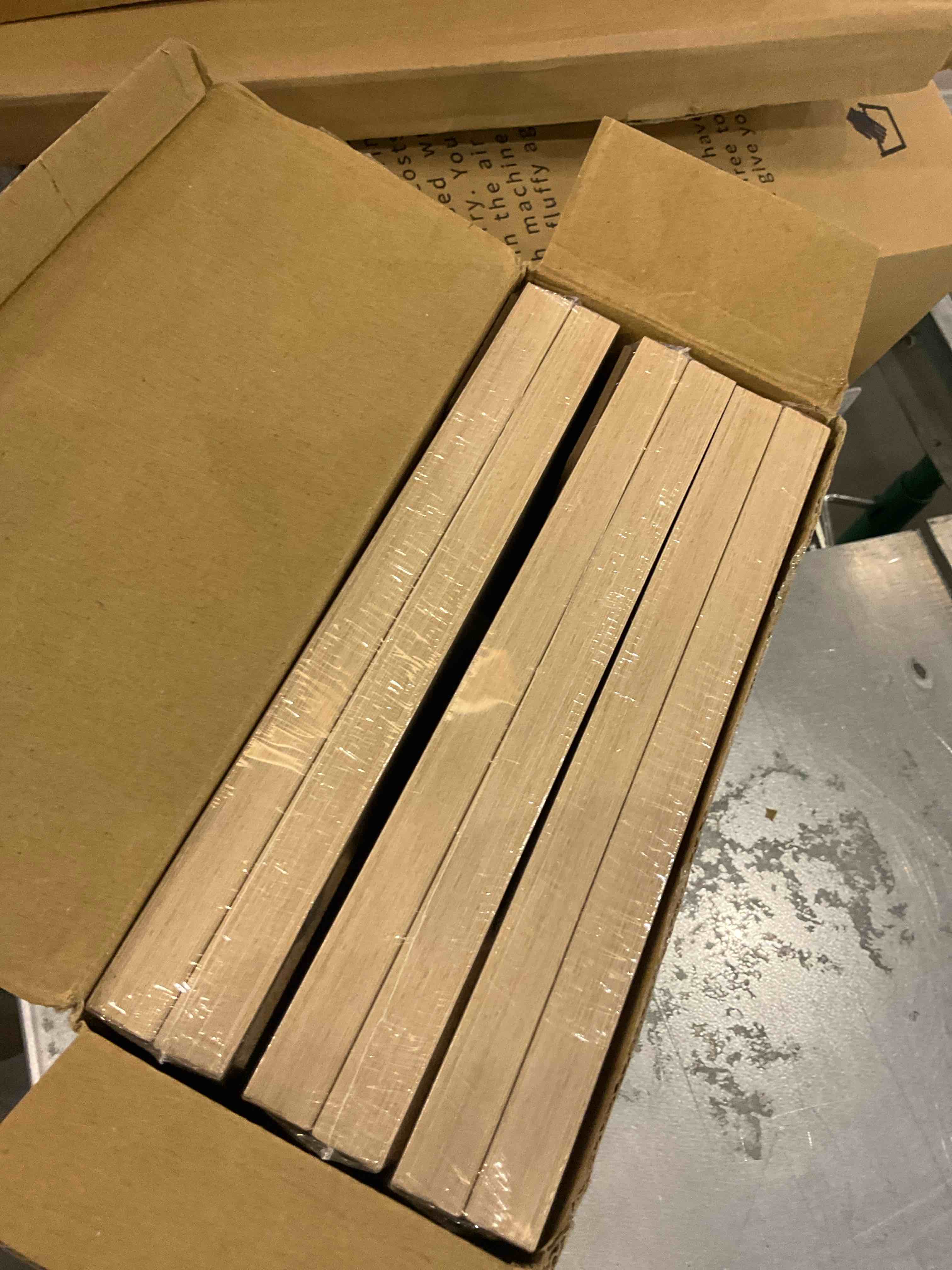 8x10 Picture Frame Natural Woodgrain Set of 6, Display Pictures 5x7 With mat or 8x10 Without Mat