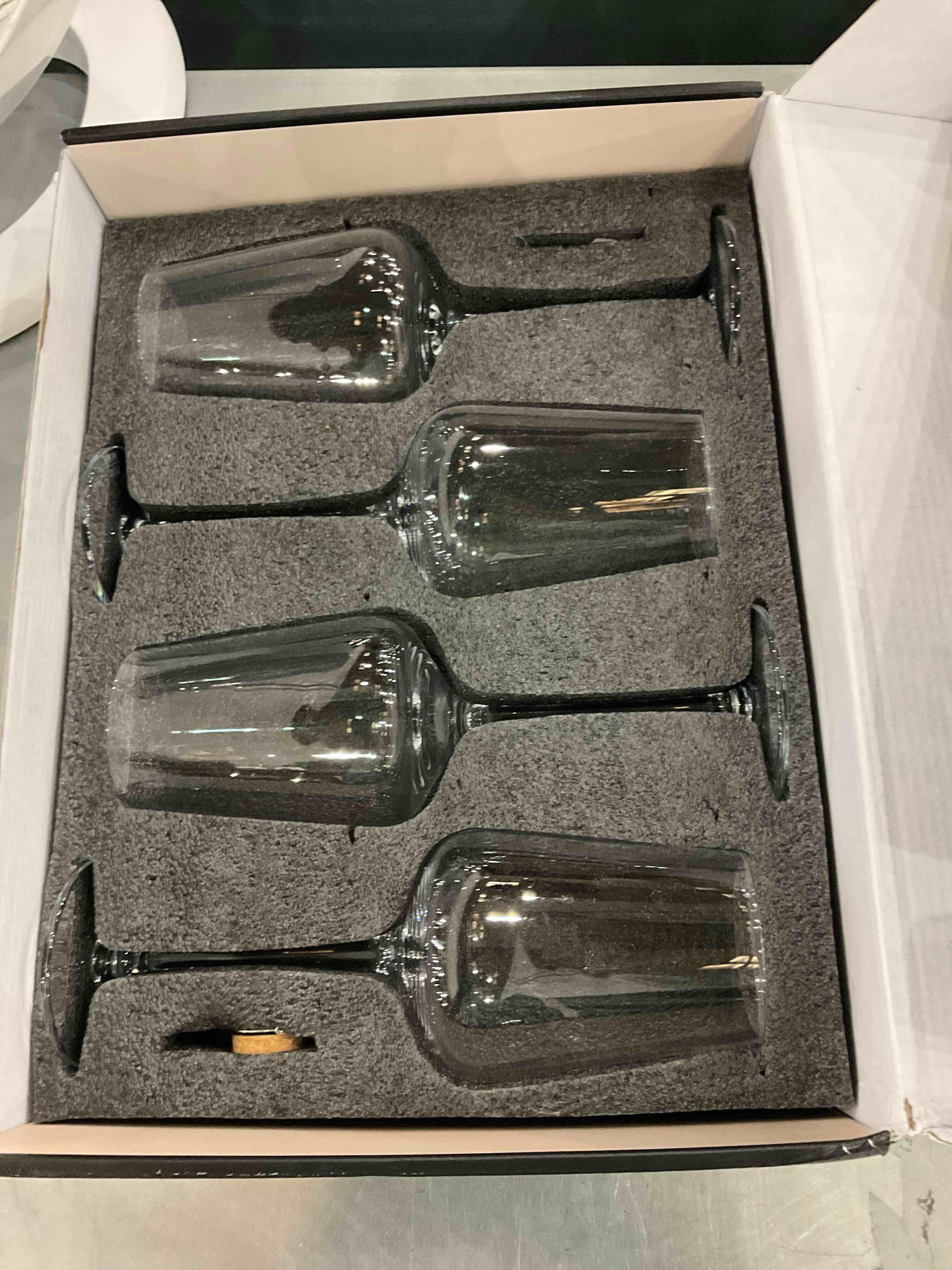 PURE MORA The Shirley White Wine Glasses - The Shirley - Set of 4, 12 oz, Classic Hand Blown Crystal Glass, Perfect for Tasting Rose, Chardonnay, Riesling Etc. Unique, Fancy, and Dishwasher Safe