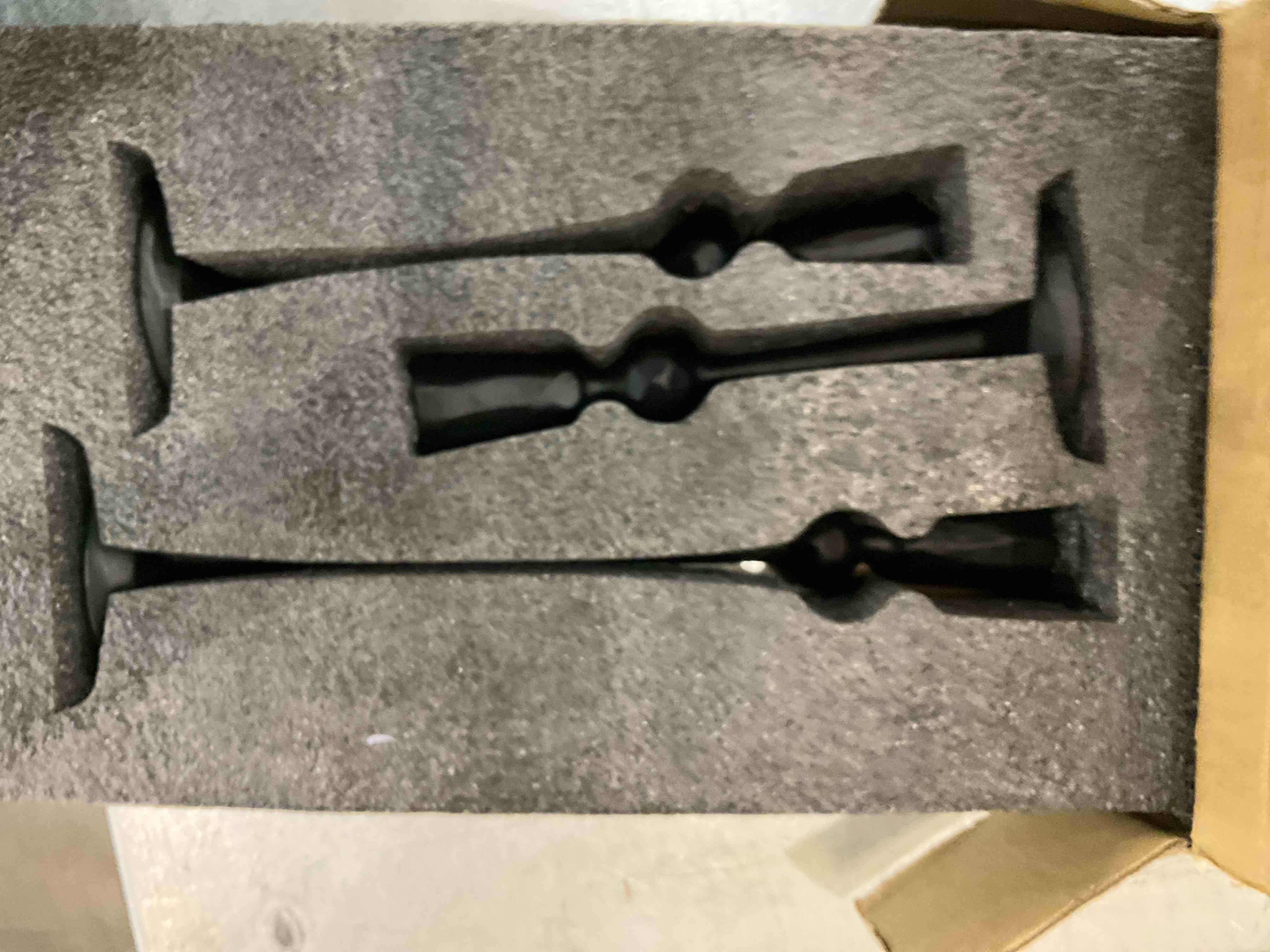 Iron Taper Candle Holder - Set of 3 Decorative Candle Stand, Candlestick Holder for Wedding, Dinning, Party