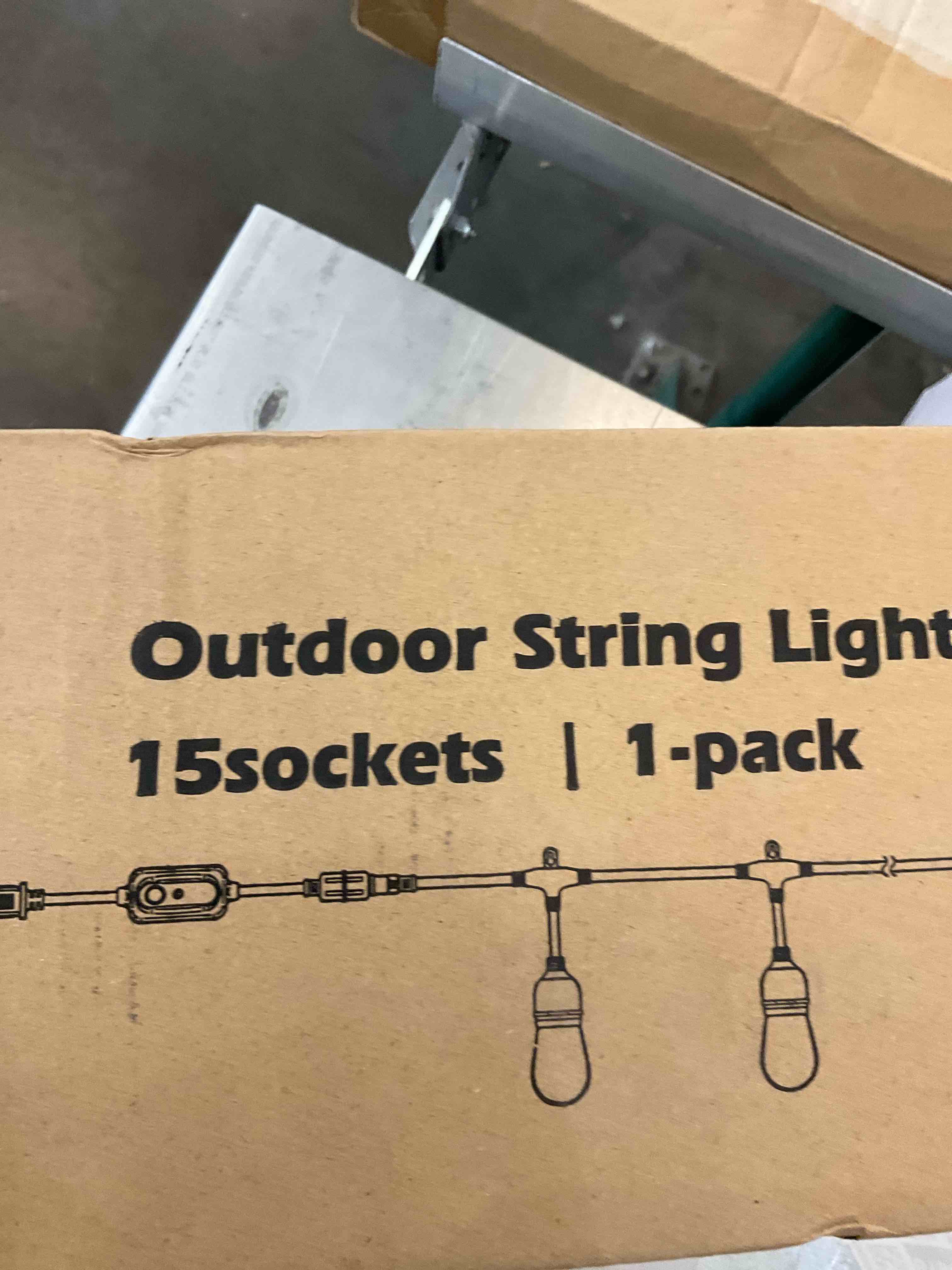 outdoor string lights 1 pack