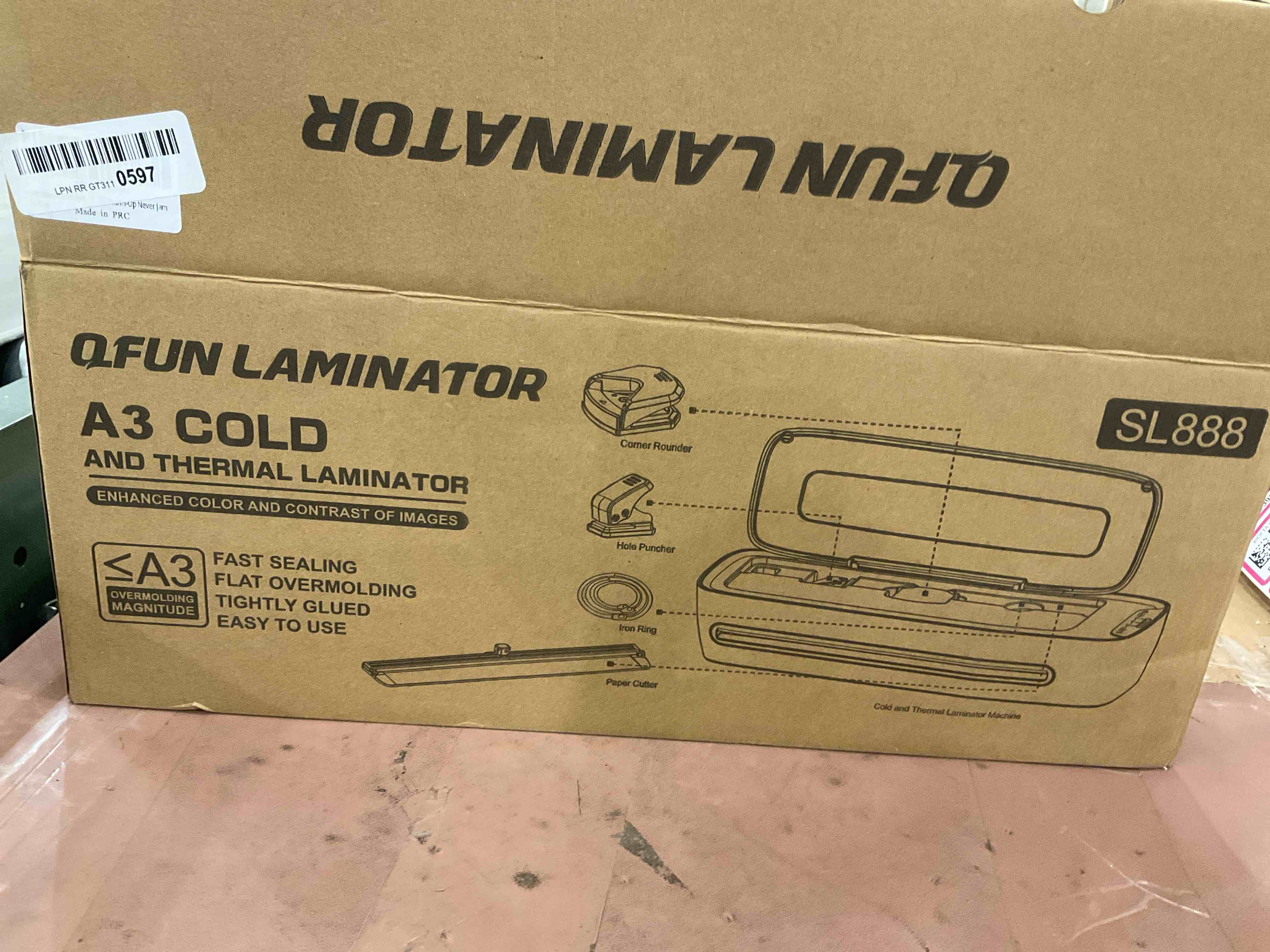 Laminator Machine 13-Inch Thermal Lamination with Laminating Sheets 9 in1 Office Desktop Laminate Machine, Portable A3 Laminater for Teachers Personal 60S Warm-Up Never Jam